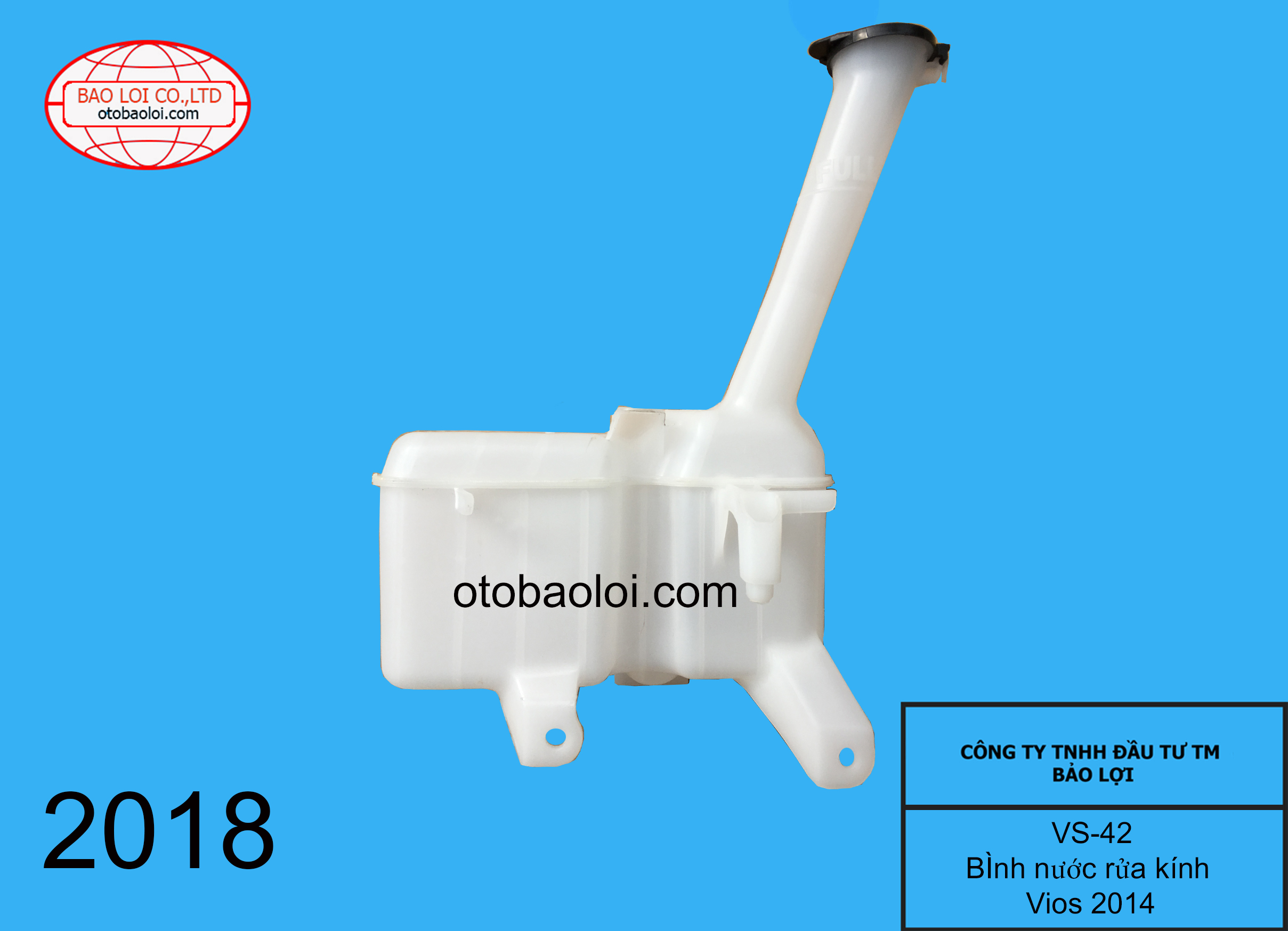 BÌnh nước rửa kính Vios 2014
