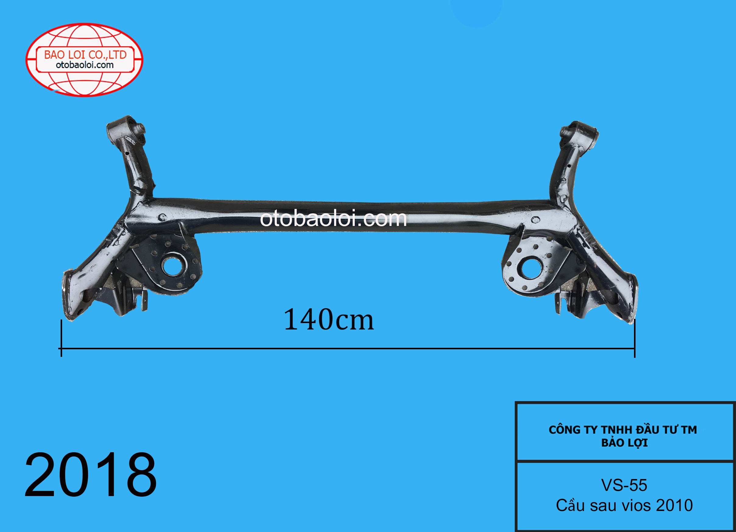 Cầu sau vios 2010 4 lỗ