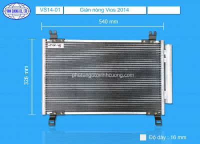 Giàn nóng Vios 2014 -CPF 094
