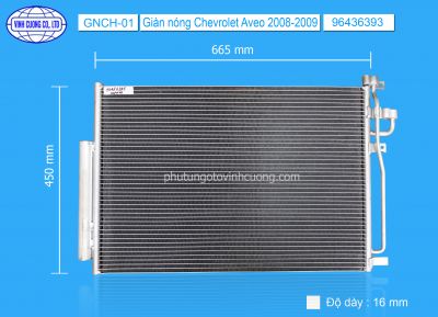 Giàn nóng Chevrolet Captiva - 96436393