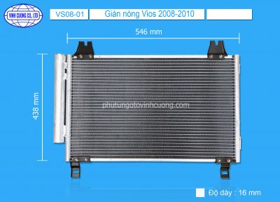 Giàn nóng Vios 2008 -CPF 093
