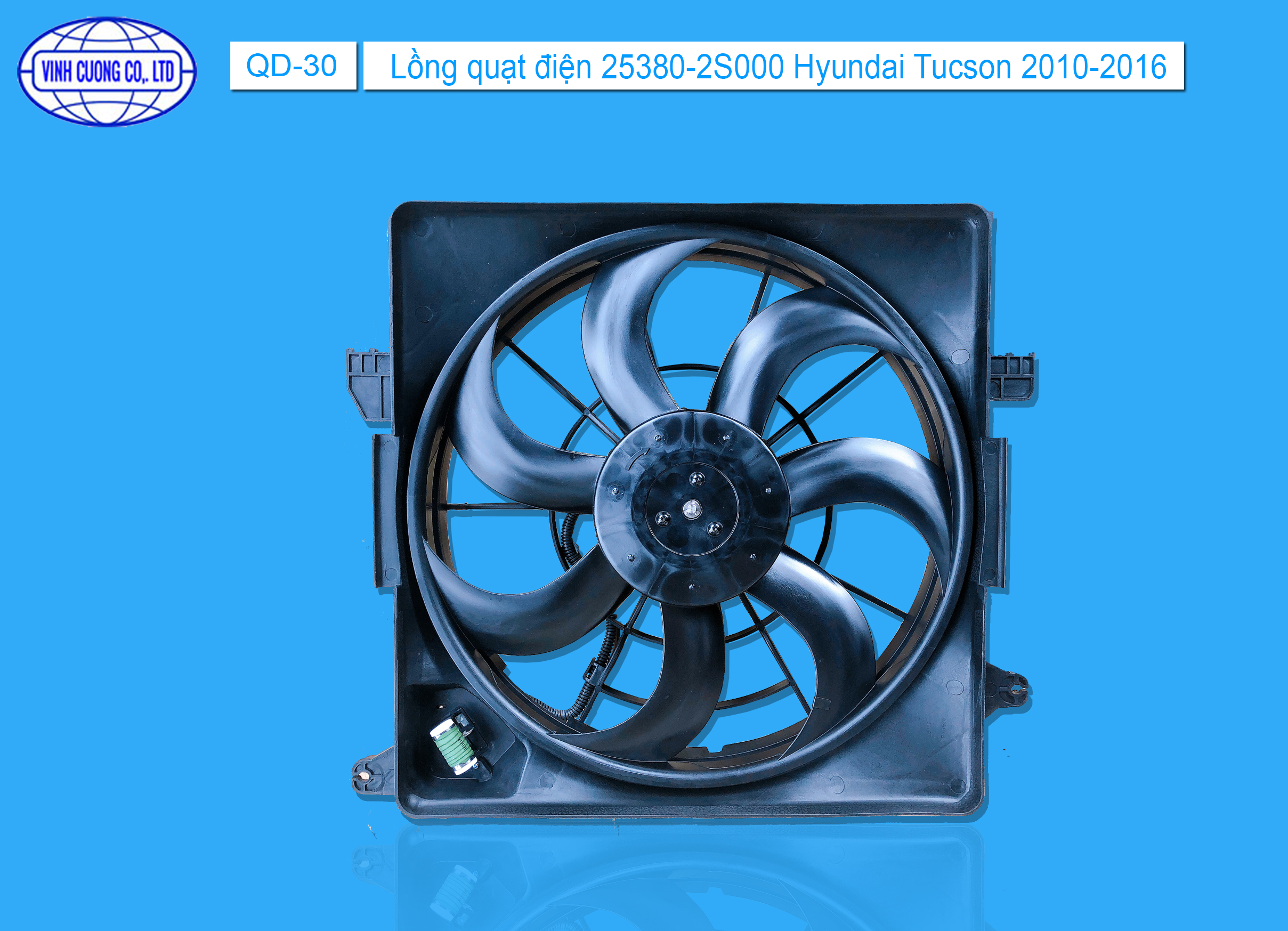 Lồng quạt điện 25380-2S000 Hyundai Tucson 2010-2016