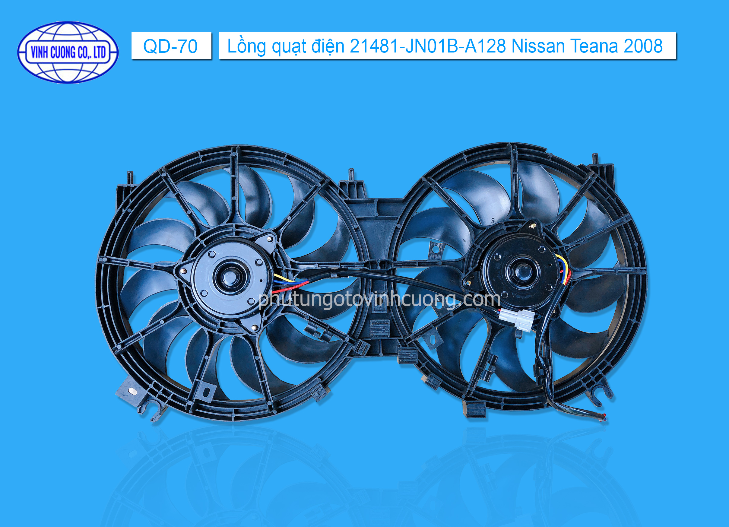 Lồng quạt điện 21481-JN01B-A128 Nissan Teana 2008 