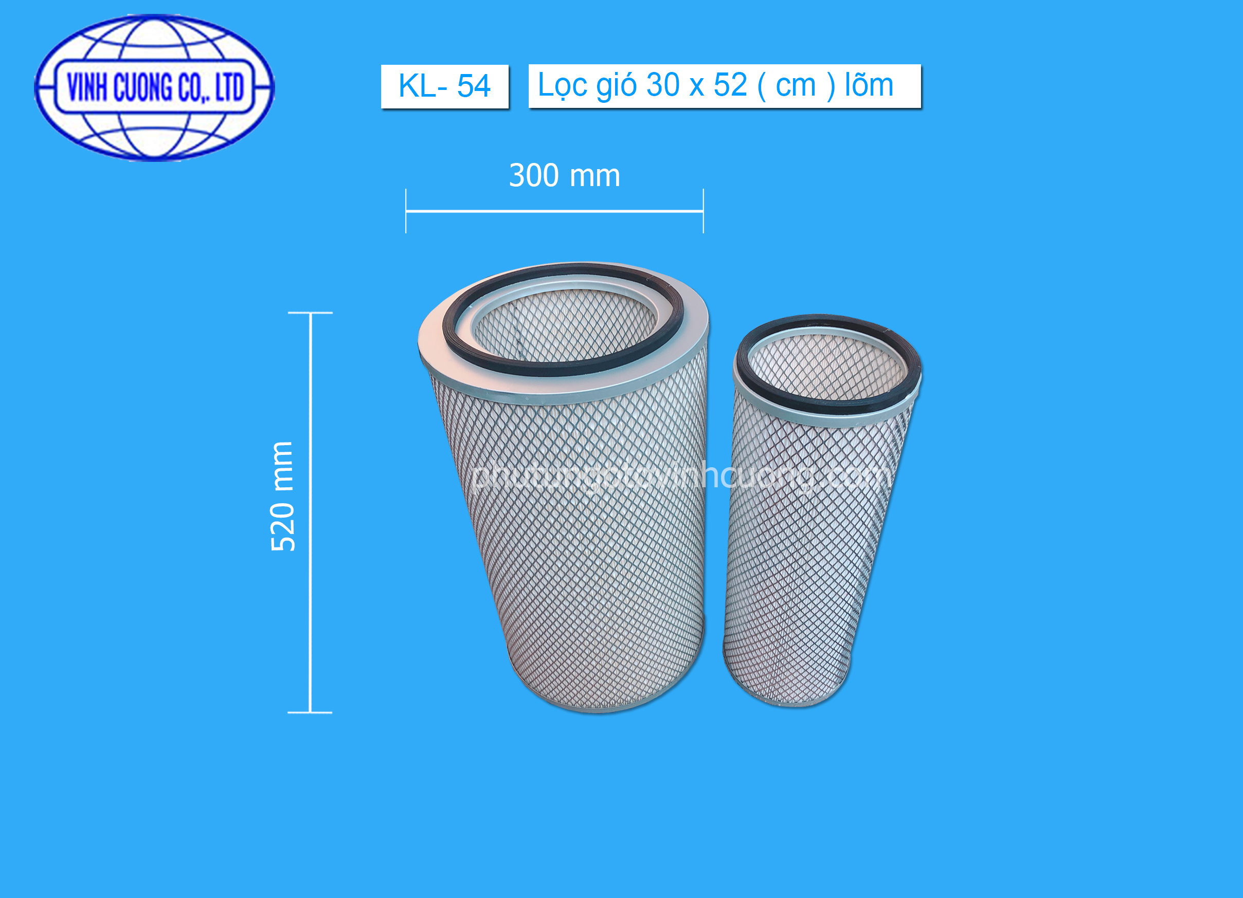 Lọc gió 30*52 lõm