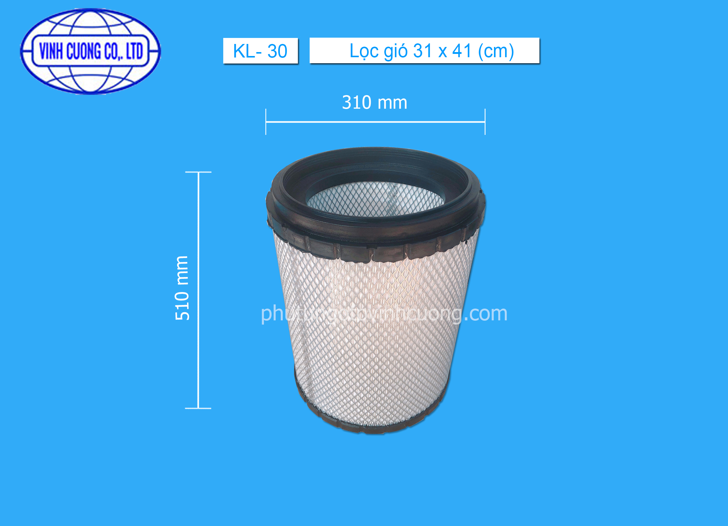 Lọc gió MACFORD (31*41)