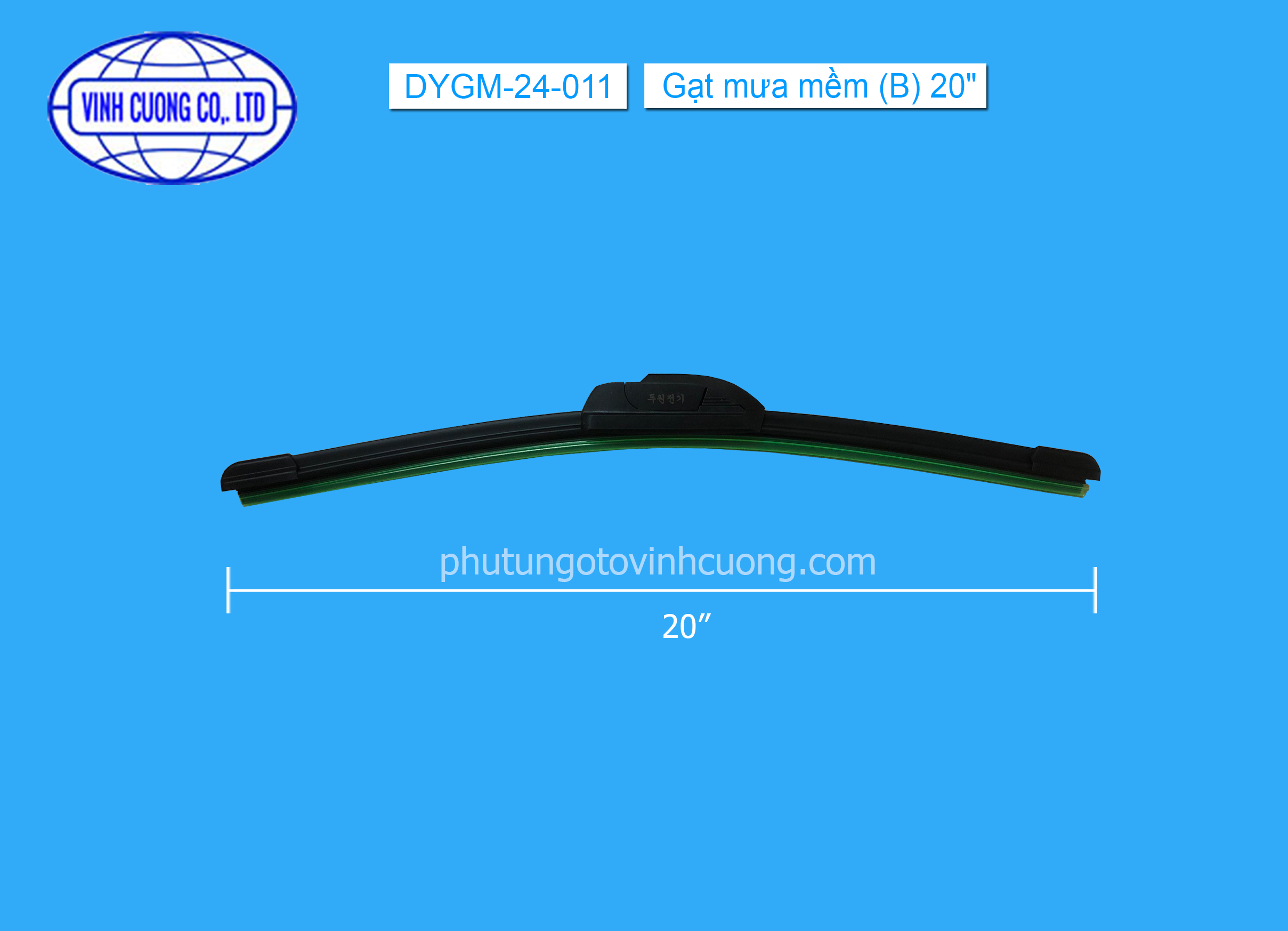 Gạt mưa mềm (B) 20