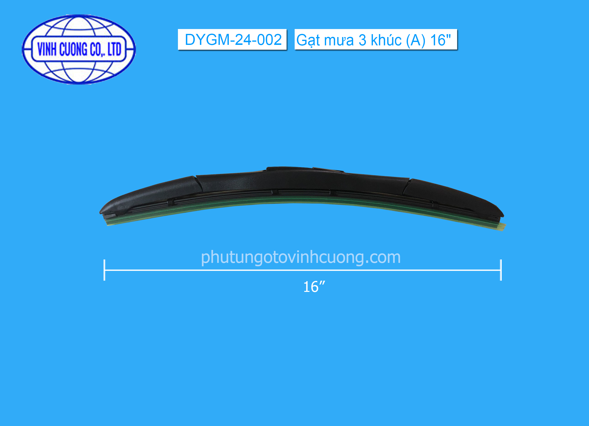 Gạt mưa 3 khúc (A) 16