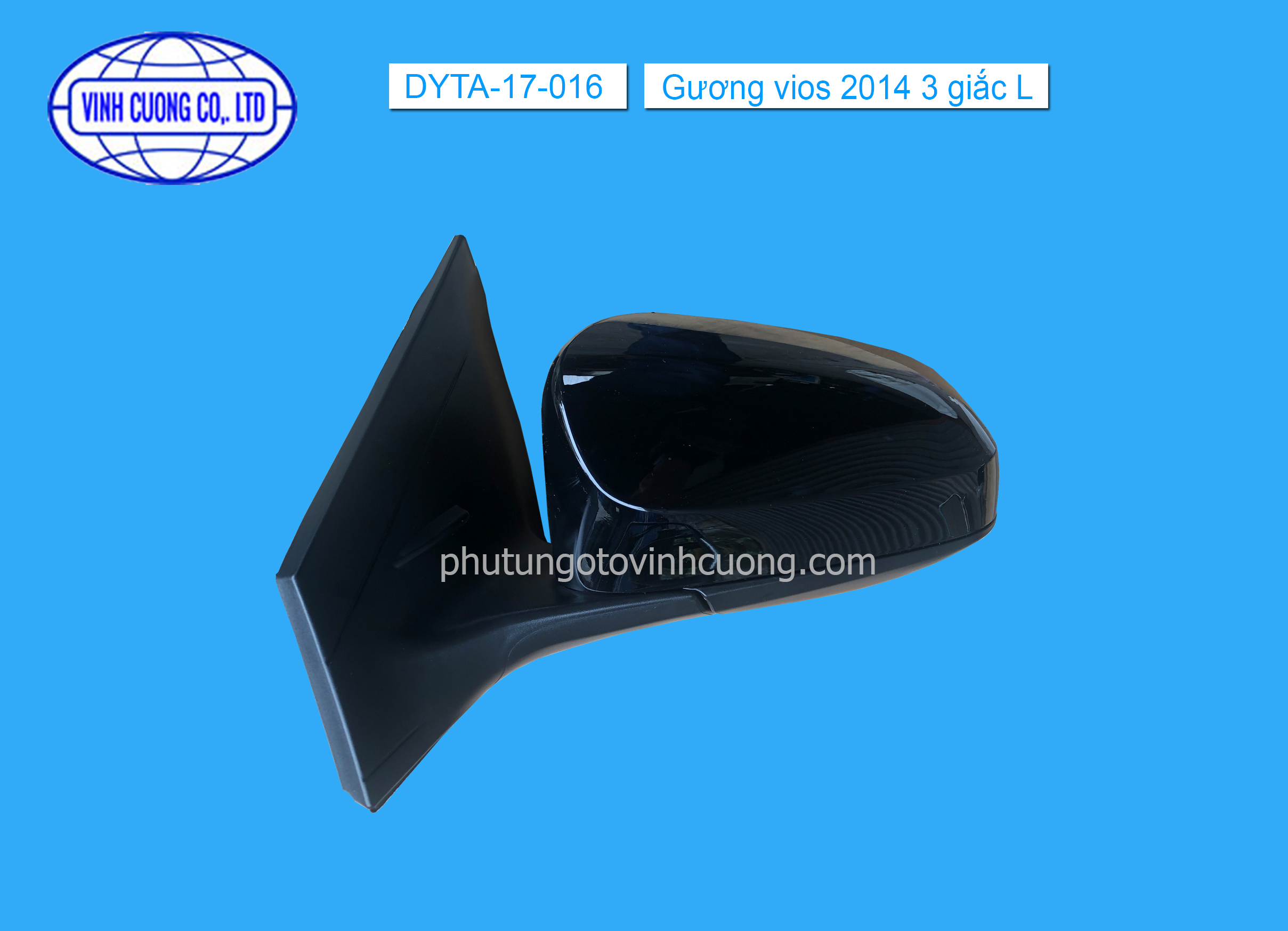 Gương vios 2014 3 giắc L
