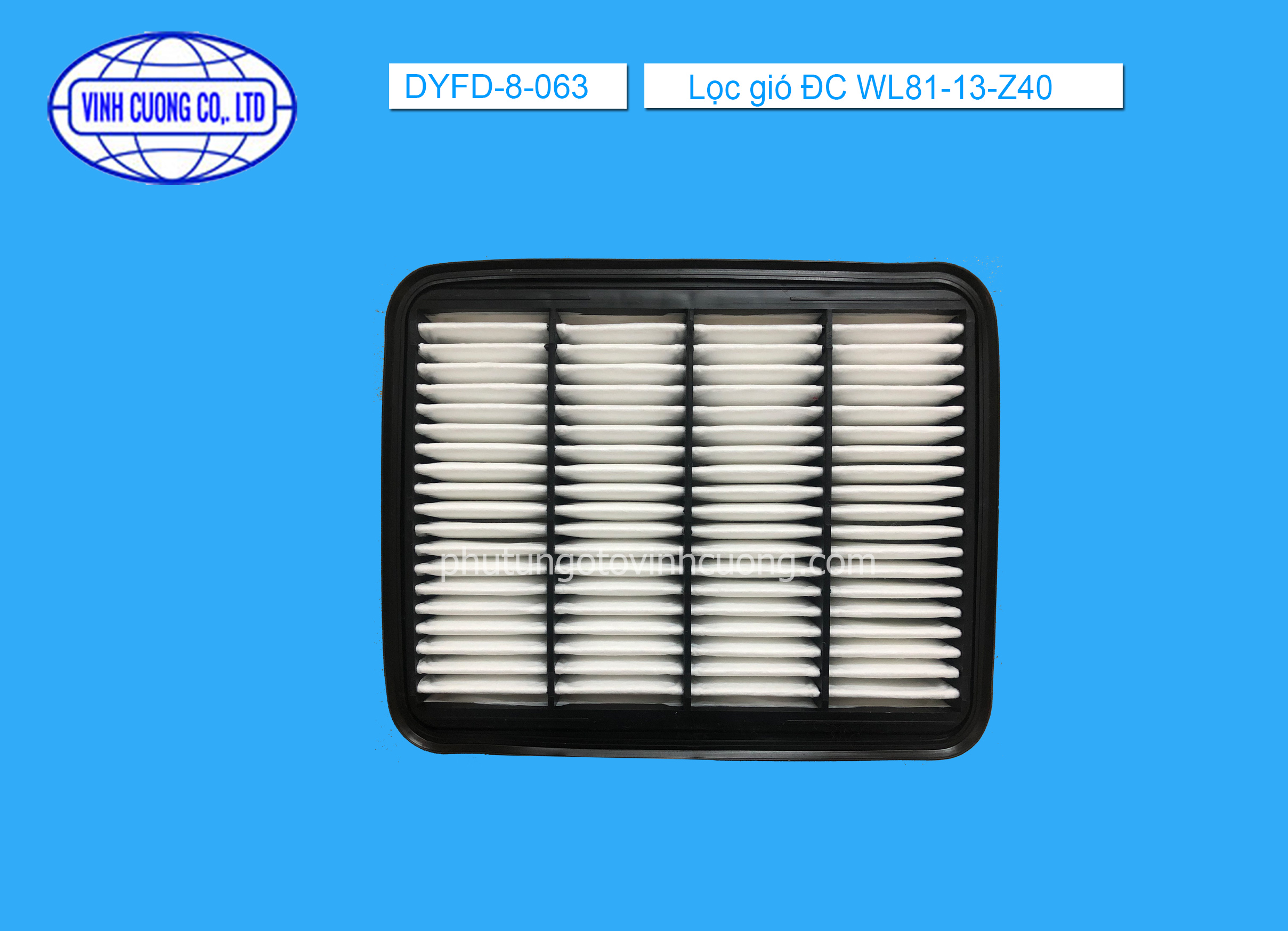 Lọc gió ĐC WL81-13-Z40 Ford Ranger, Everest 2003 - 2009 