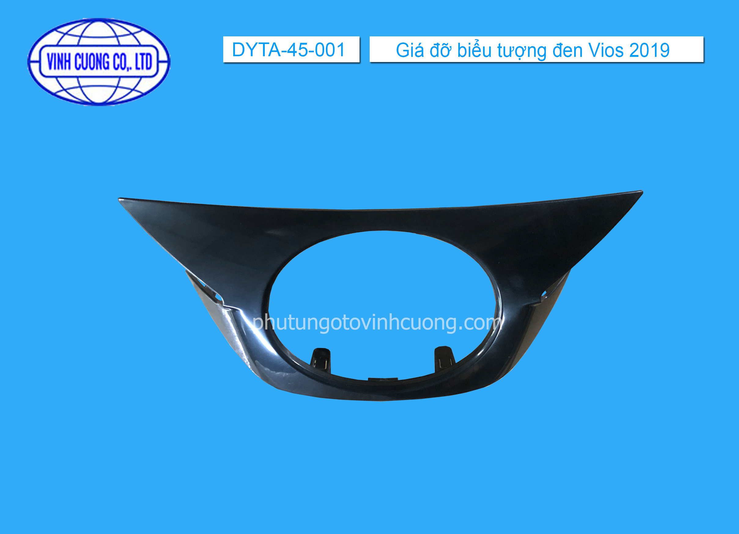 Giá đỡ biểu tượng đen Vios 2019