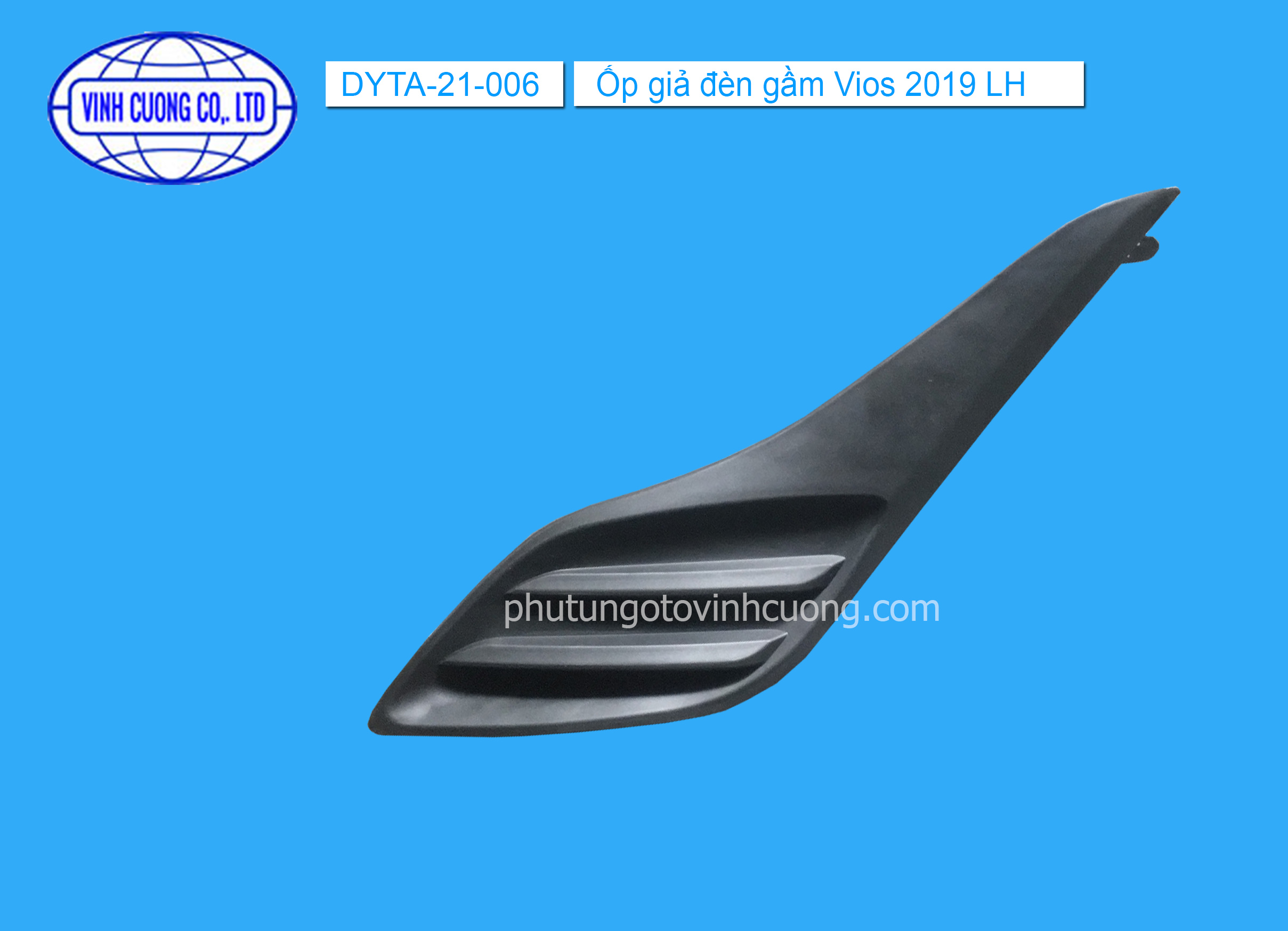 Ốp giả đèn gầm Vios 2019 LH