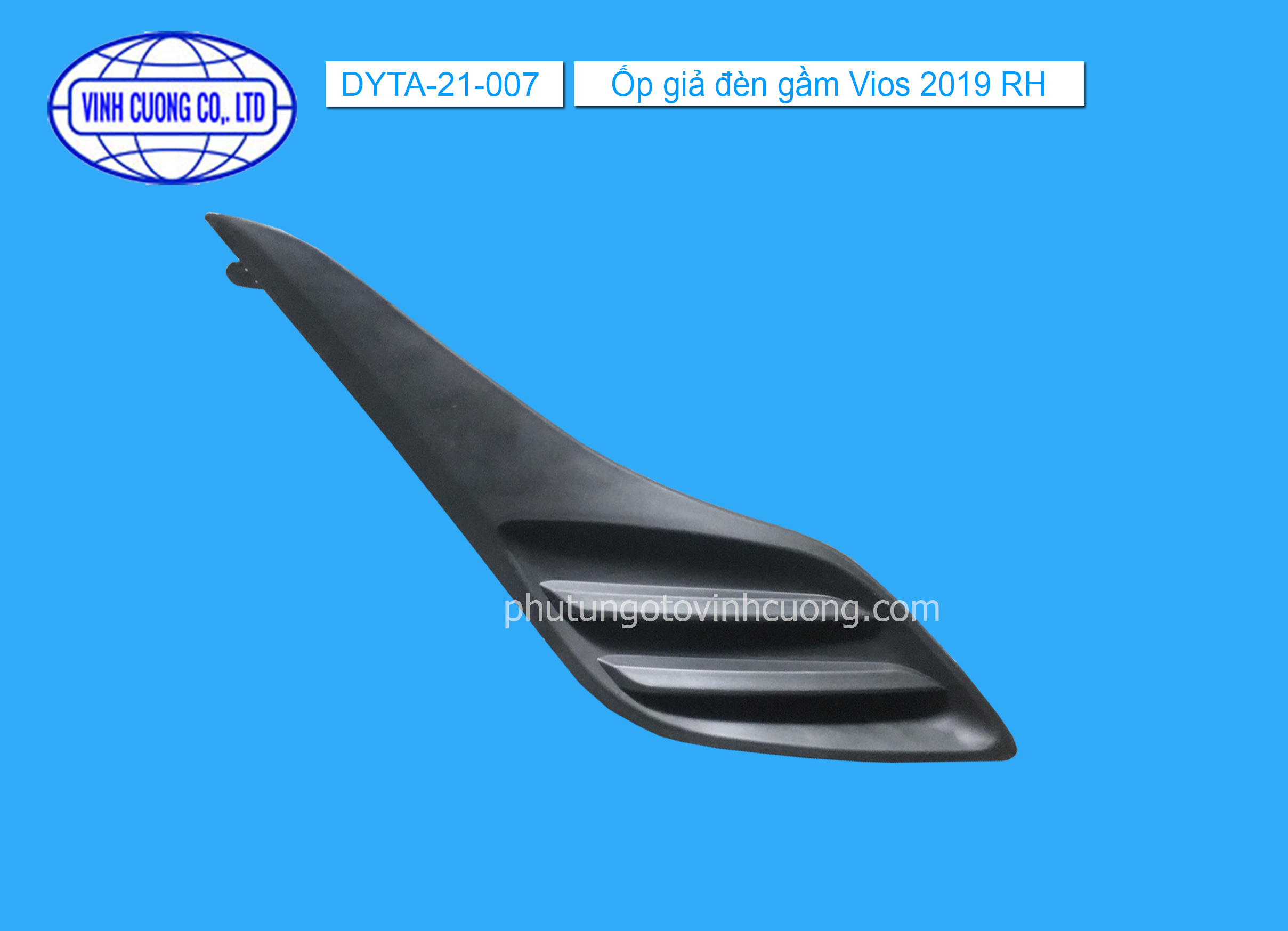 Ốp giả đèn gầm Vios 2019 RH