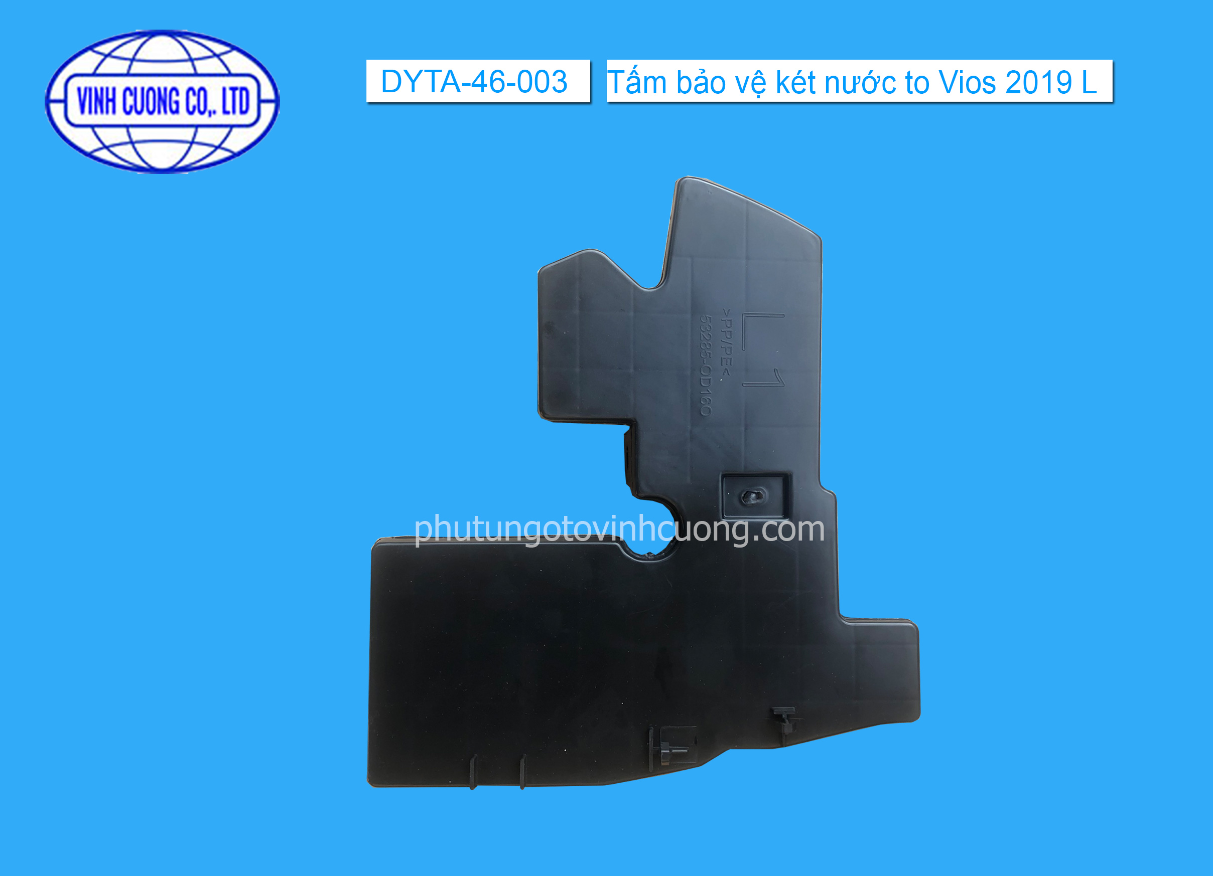 Tấm bảo vệ két nước to Vios 2019 L