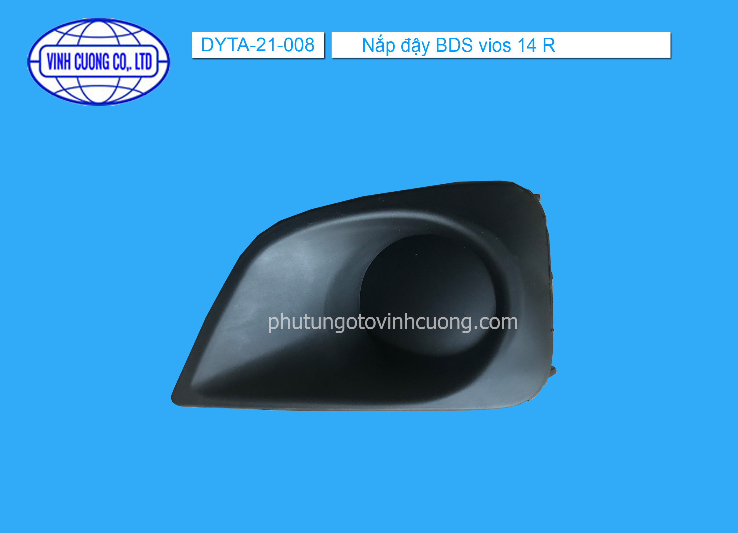 Nắp đậy BDS vios 14 R (Ốp giả đèn không lỗ)