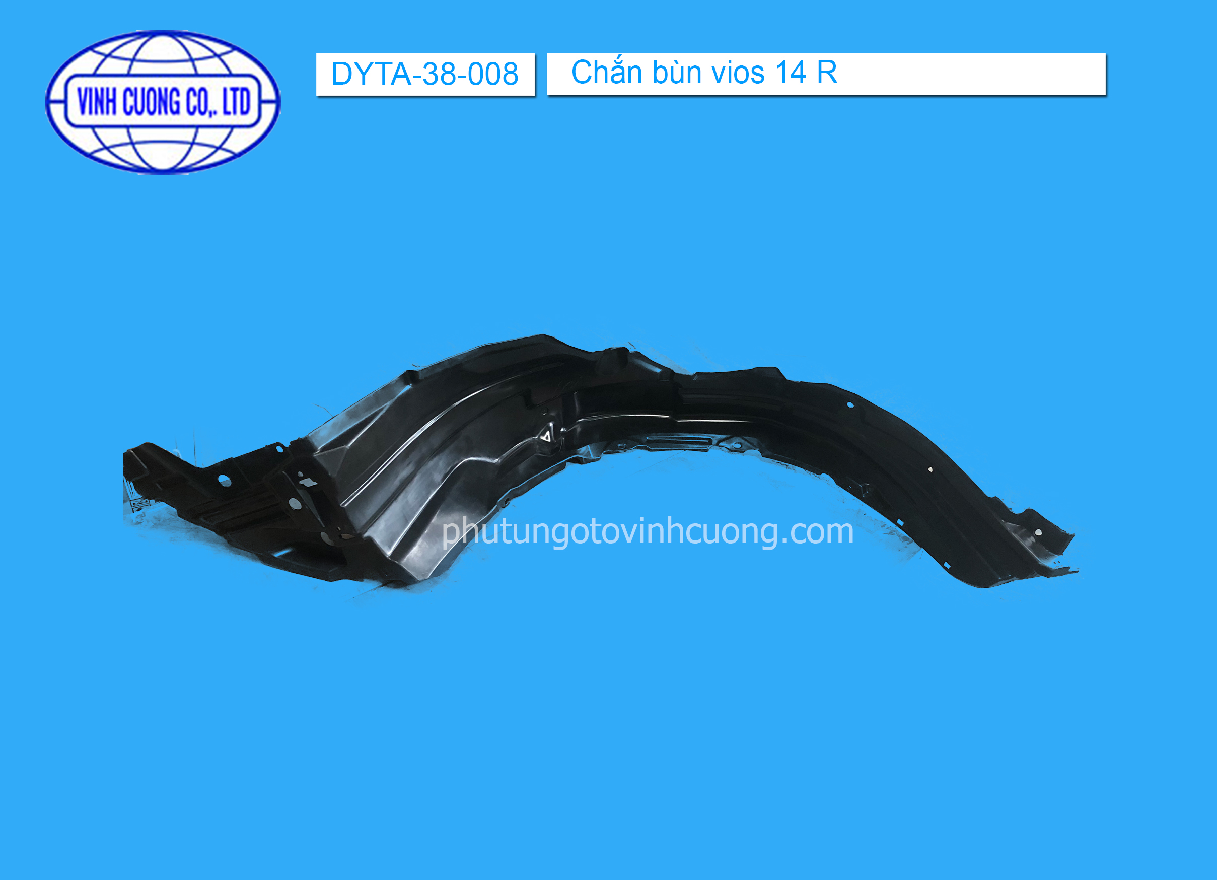 Chắn bùn vios 14 R