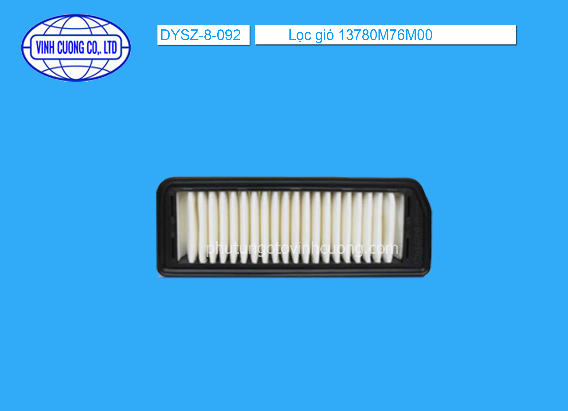 Lọc gió 13780M76M00 Suzuki Celerio