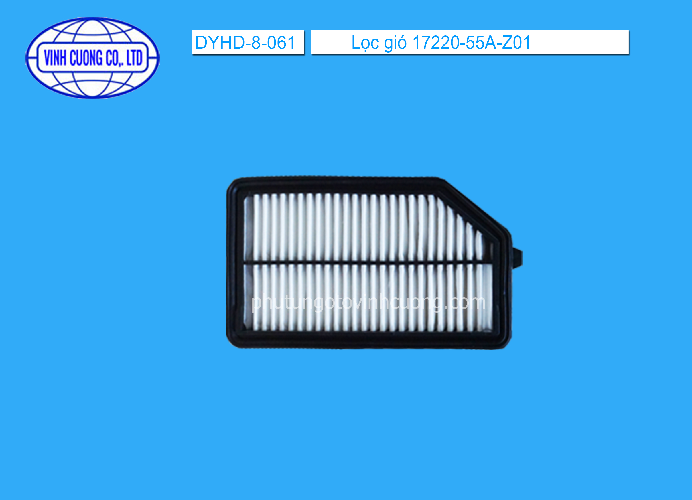 Lọc gió 17220-55A-Z01 Honda city (2015~)
