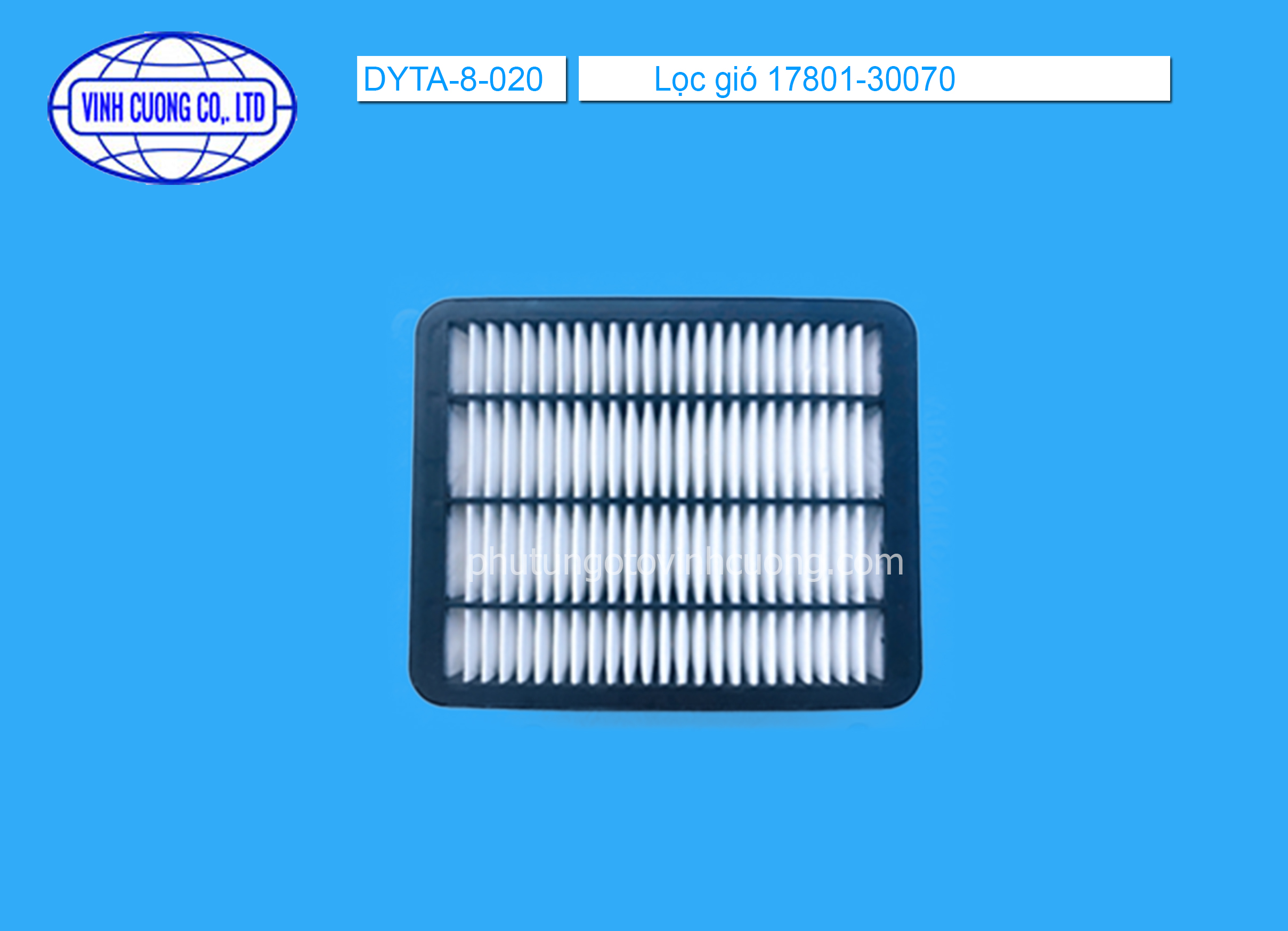 Lọc gió 17801-30070 Toyota Hiace 2014 - nay