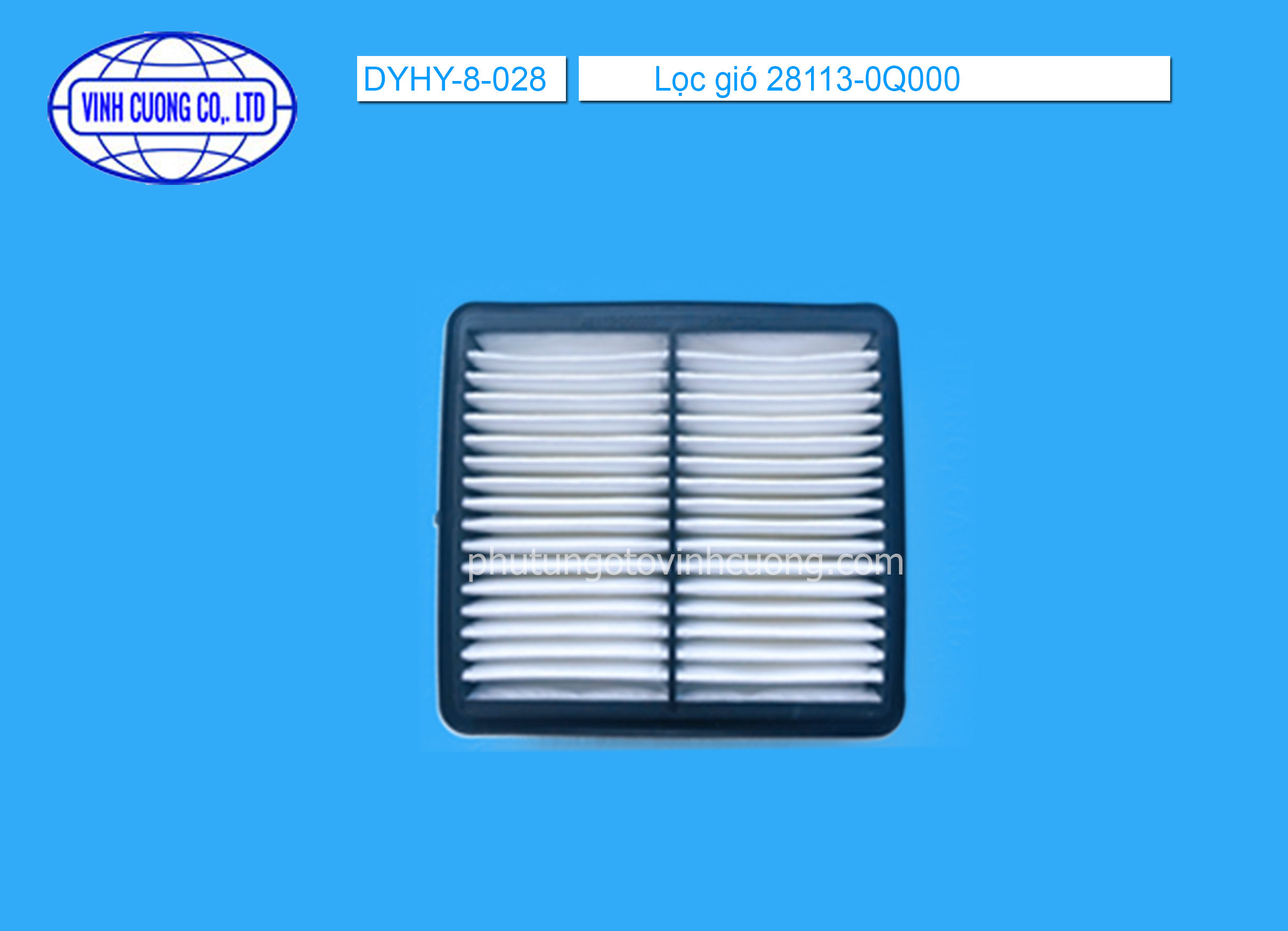 Lọc gió 28113-0Q000 Hyundai Avante 2012