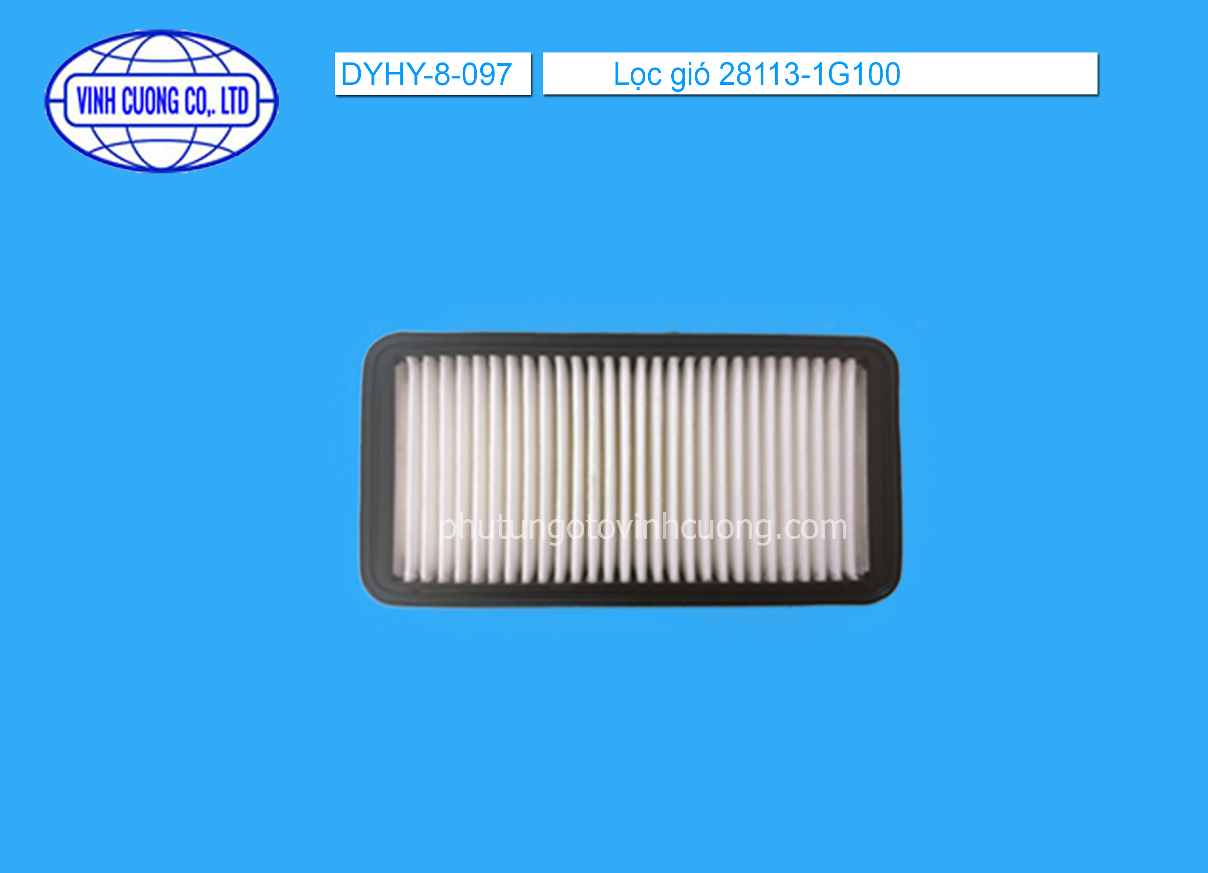 Lọc gió 28113-1G100 Accent 2005-2010