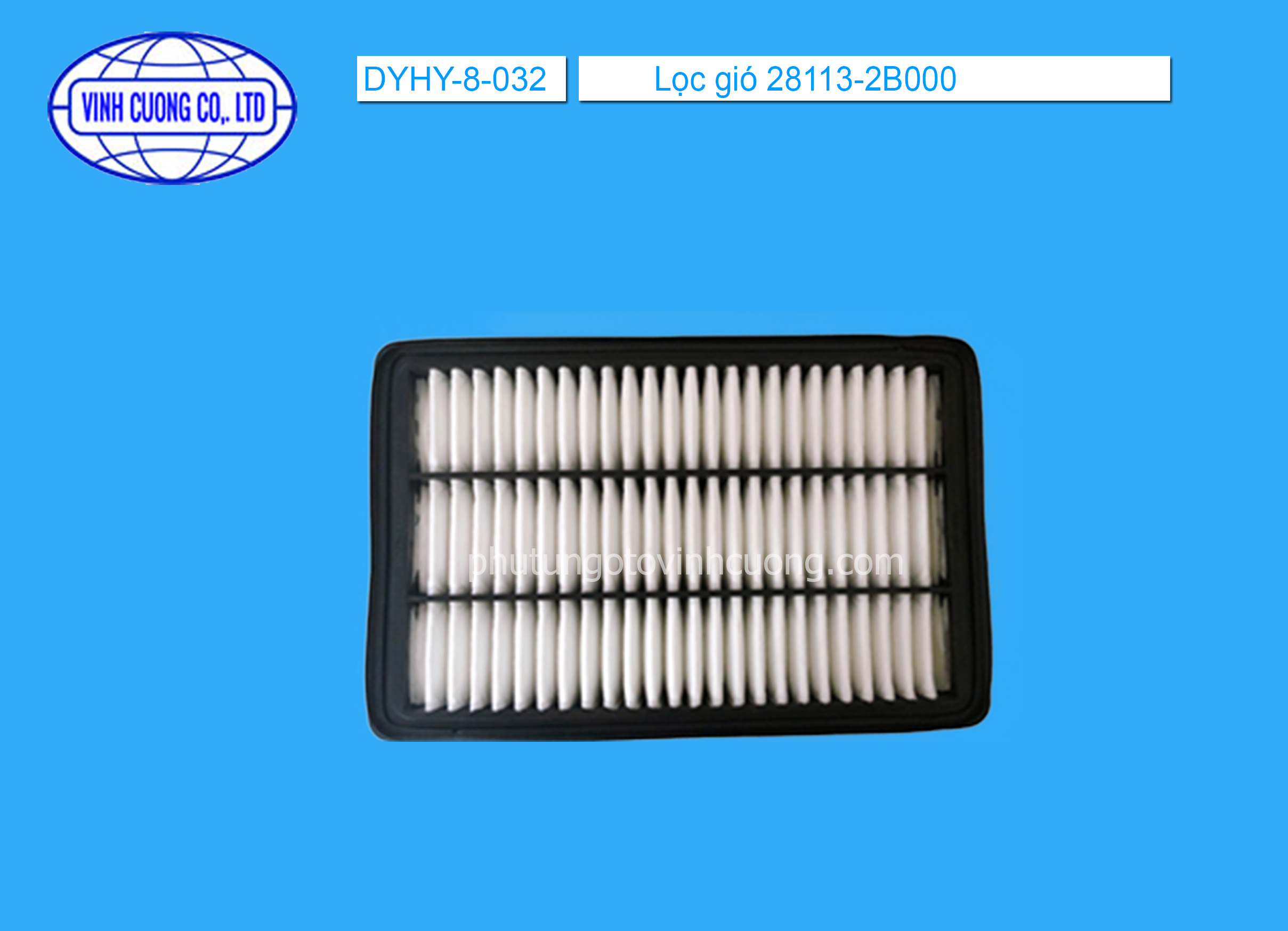 Lọc gió 28113-2B000 Santafe 2006-2009