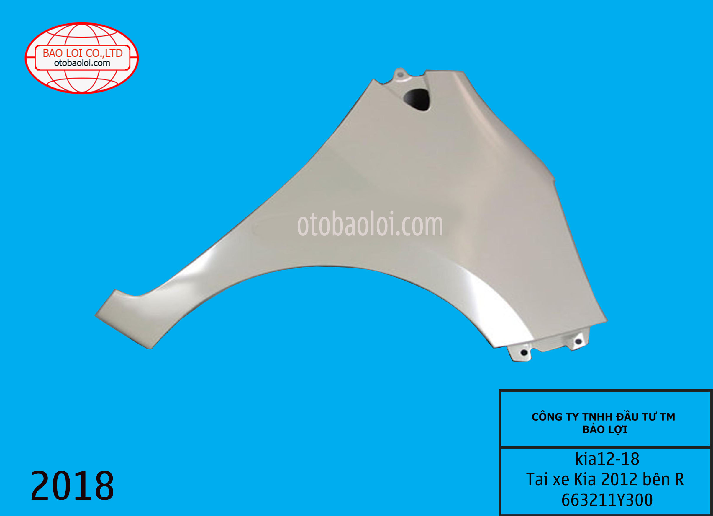 Tai xe trước Kia Morning 2012 R