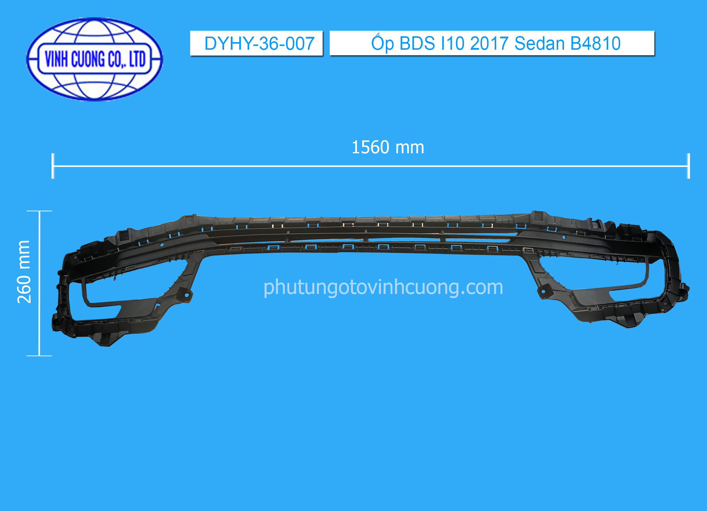 Ốp BDS I10 2017 Sedan B4810