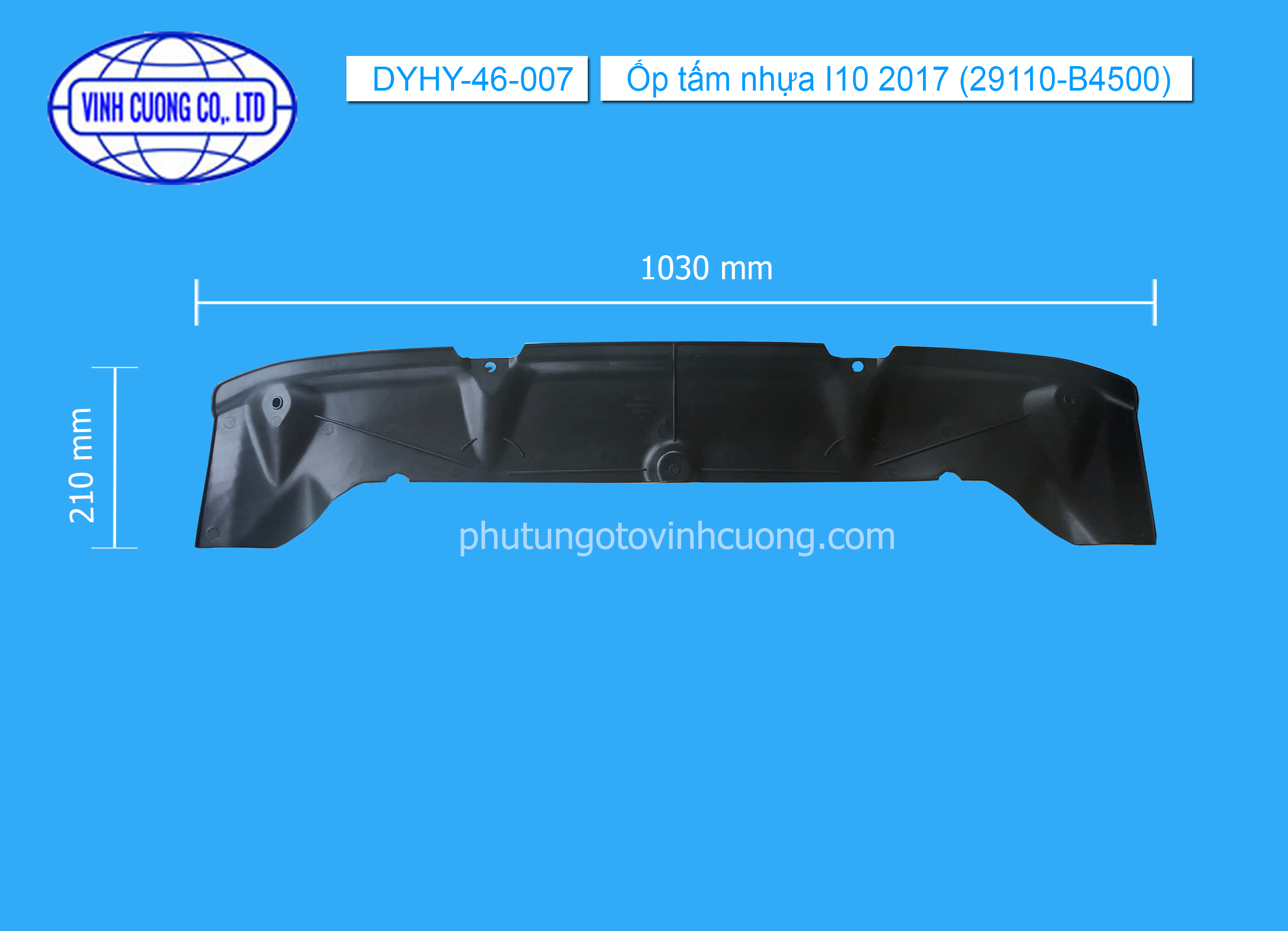 Ốp tấm nhựa I10 2017 (29110-B4500)