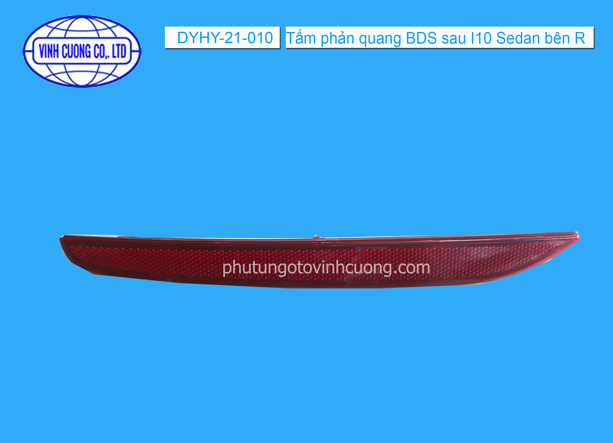Tấm phản quang BDS sau I10 Sedan bên R
