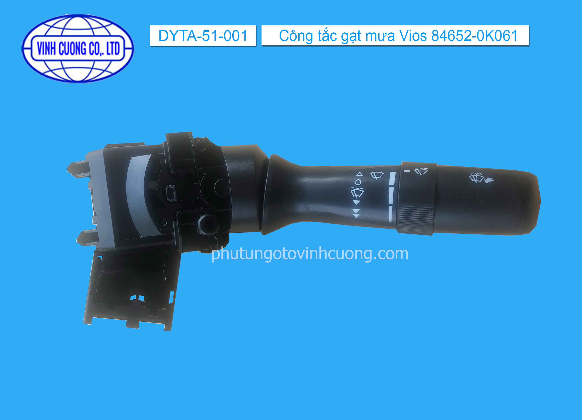 Công tắc gạt mưa Vios 84652-0K061