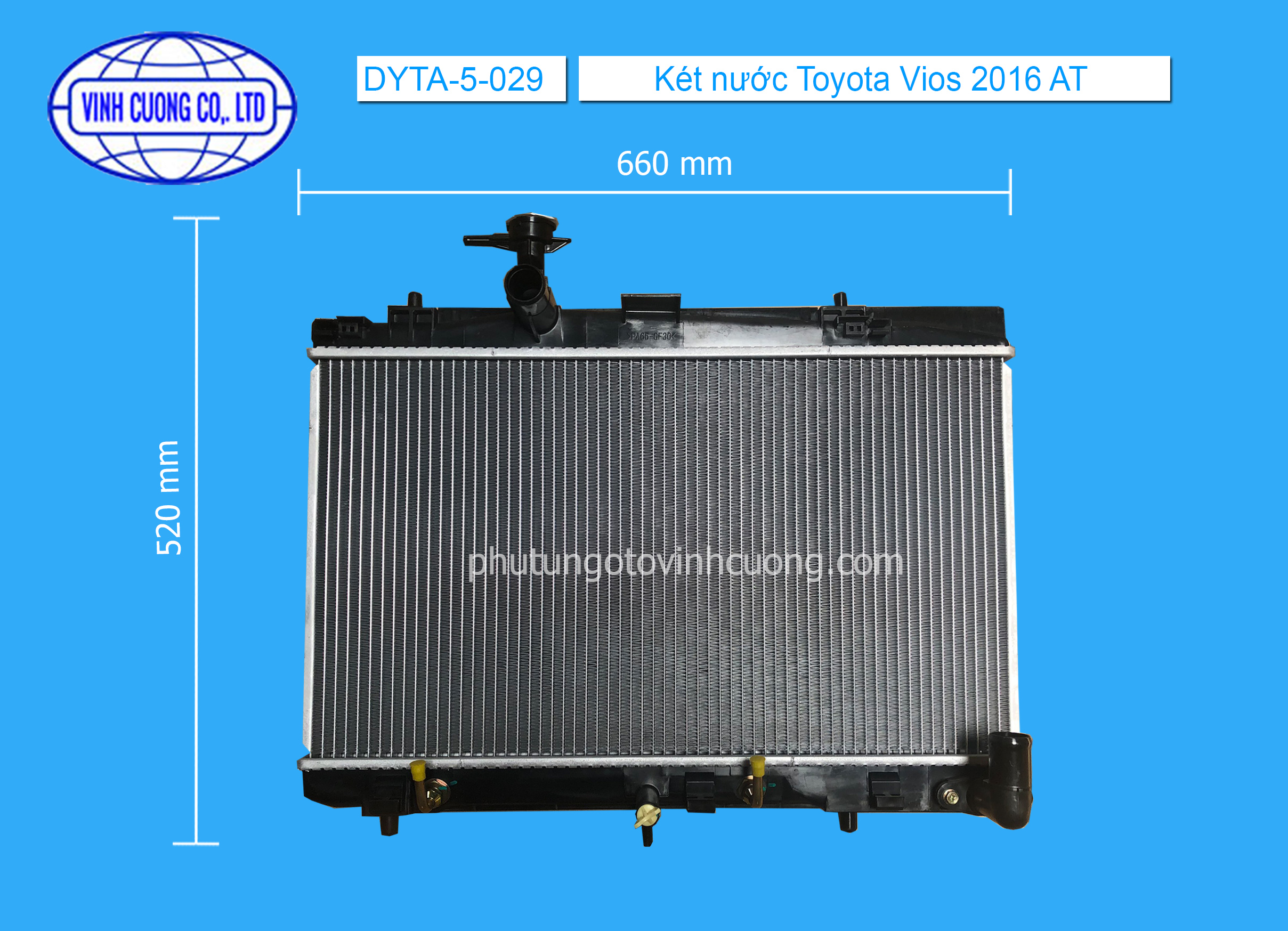 Két nước Toyota Vios 2016 AT