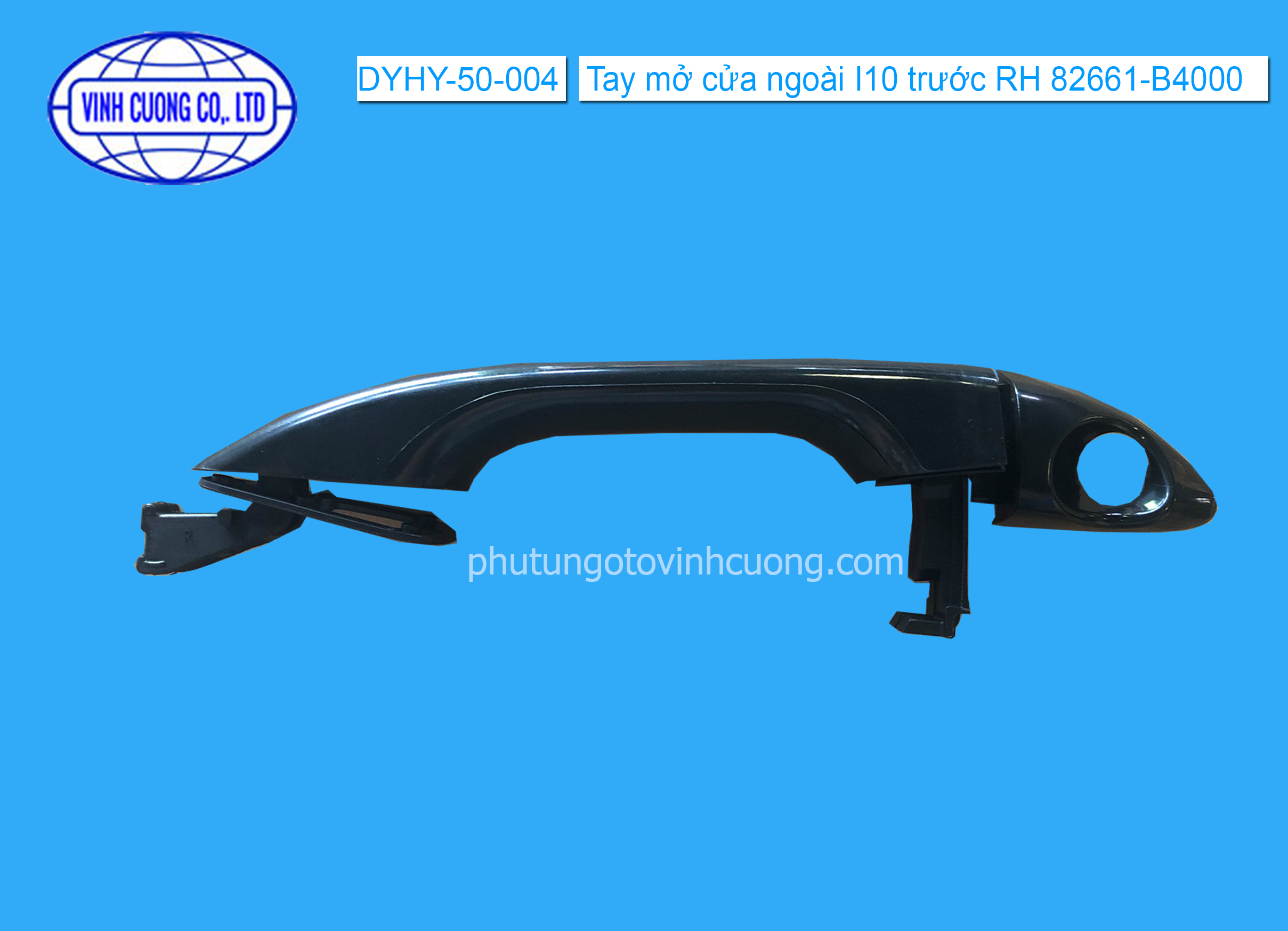 Tay mở cửa ngoài I10 trước RH 82661-B4000