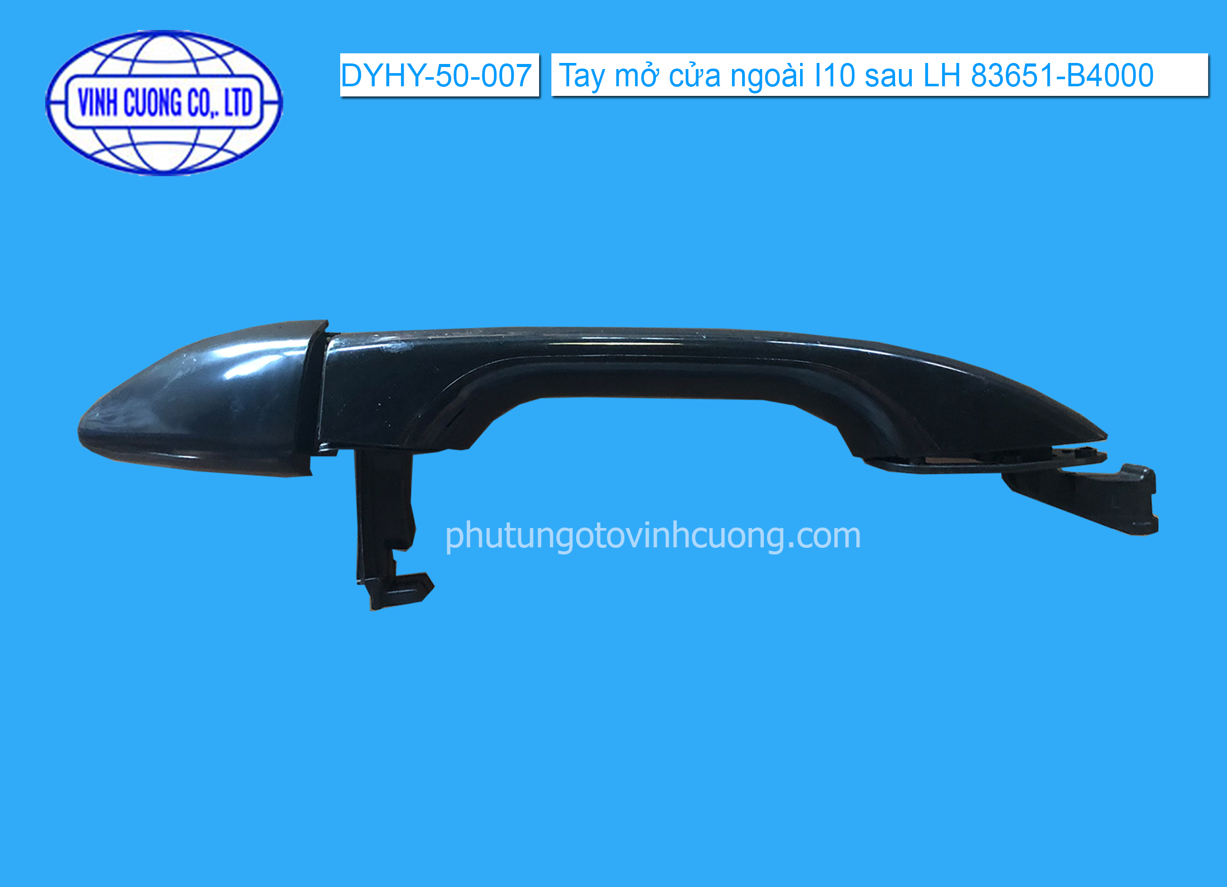 Tay mở cửa ngoài I10 sau LH 83651-B4000