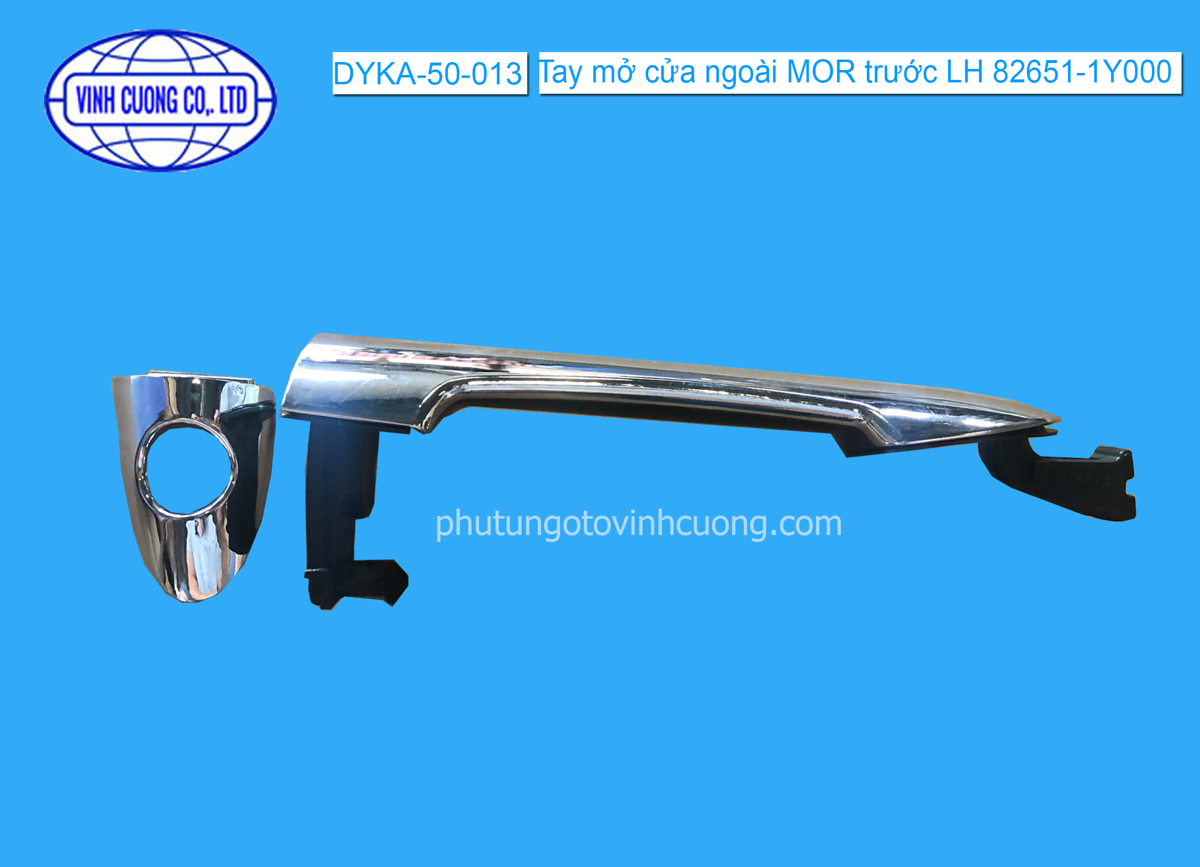 Tay mở cửa ngoài MOR trước LH 82651-1Y000