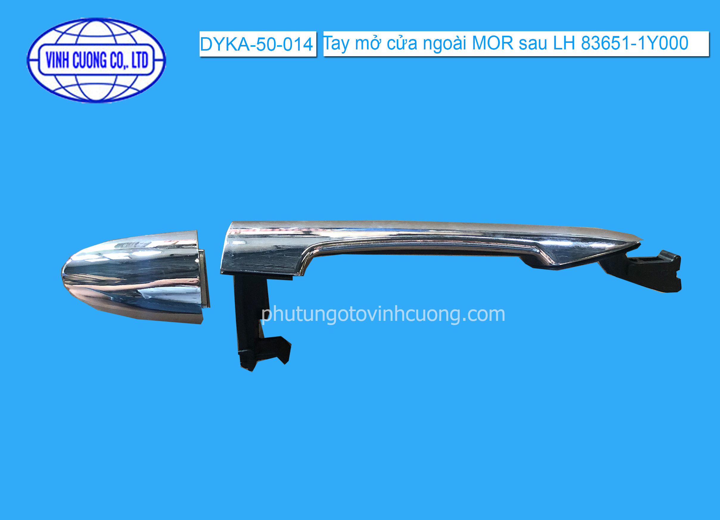Tay mở cửa ngoài MOR sau LH 83651-1Y000