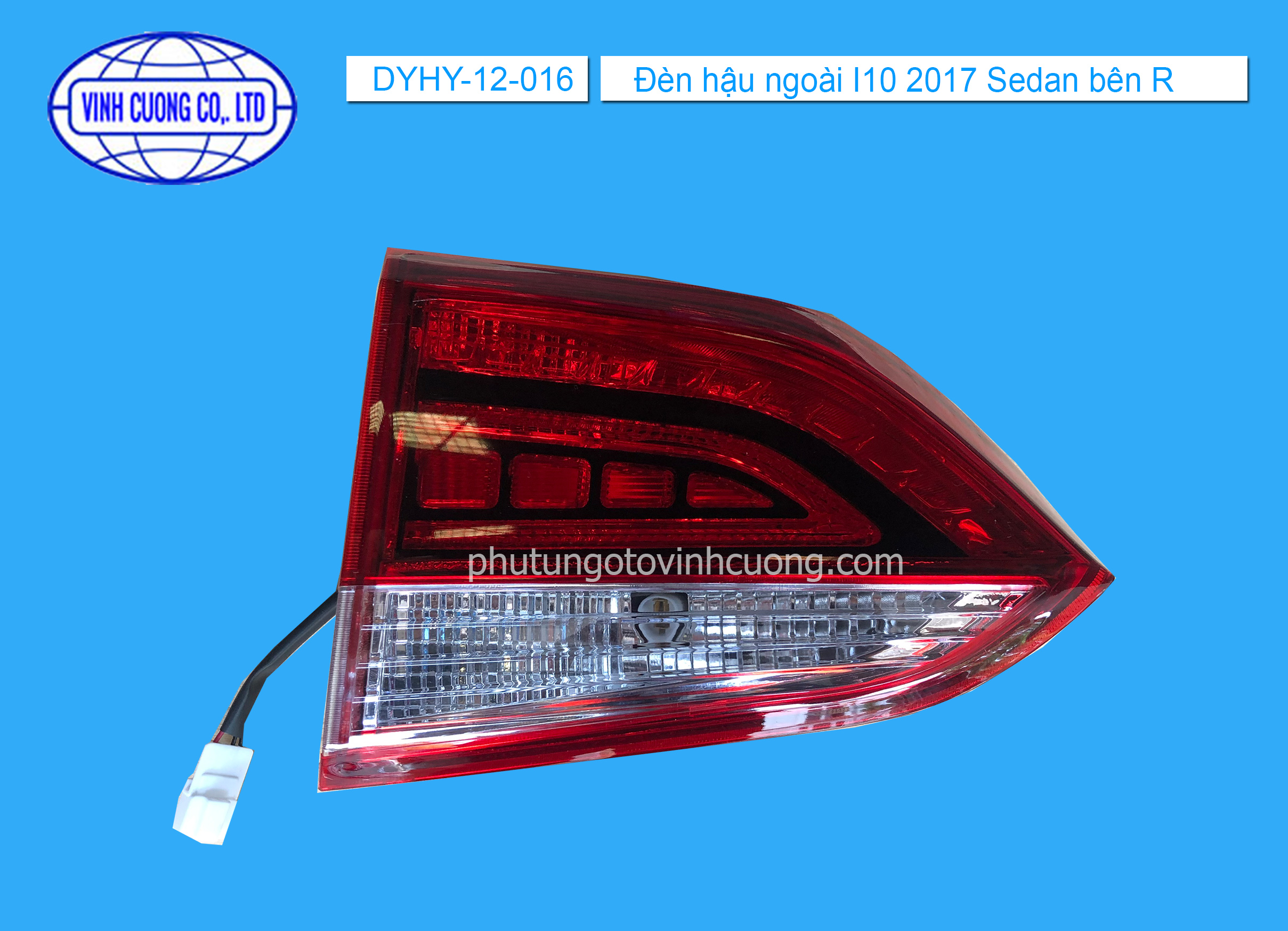 Đèn hậu trong I10 2017 Sedan bên R