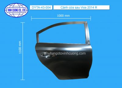 Cánh cửa sau Vios 2014 R
