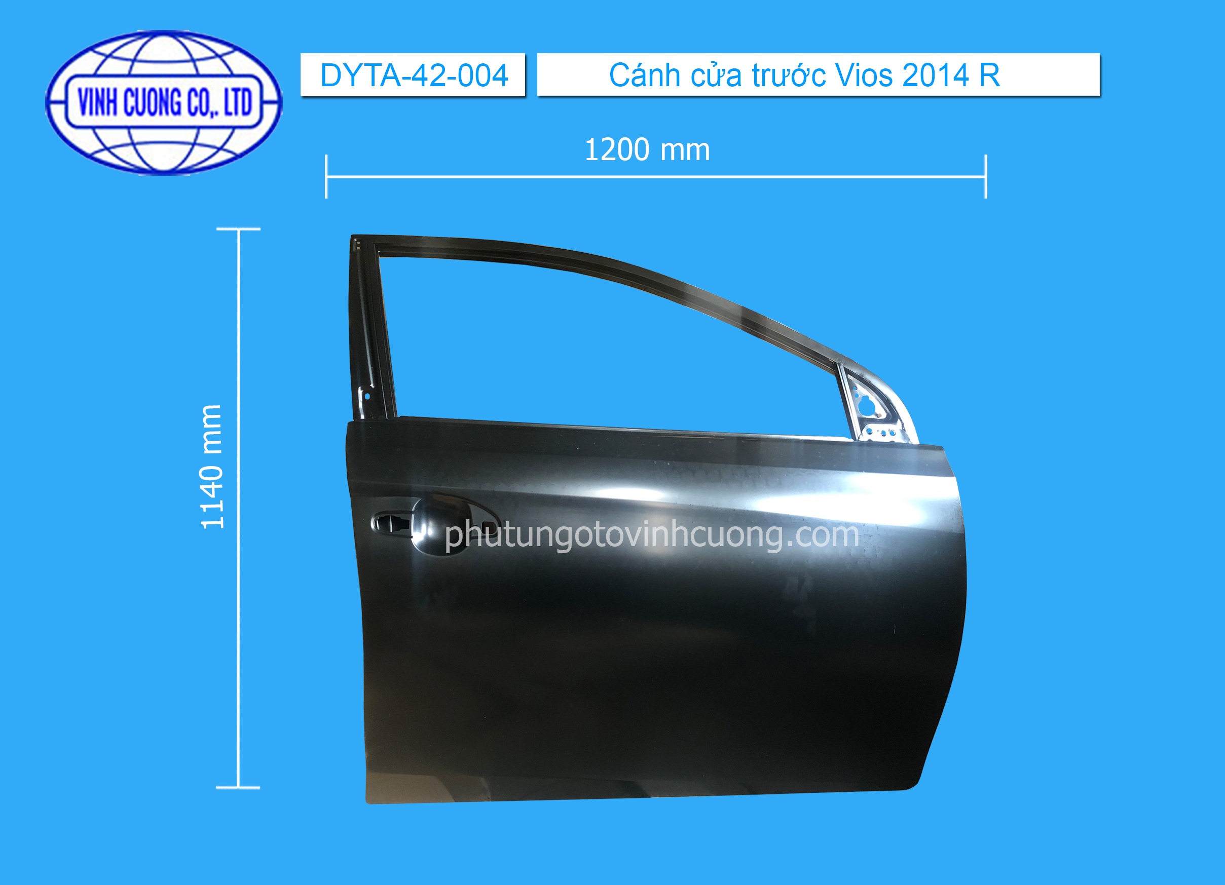 Cánh cửa trước Vios 2014 R