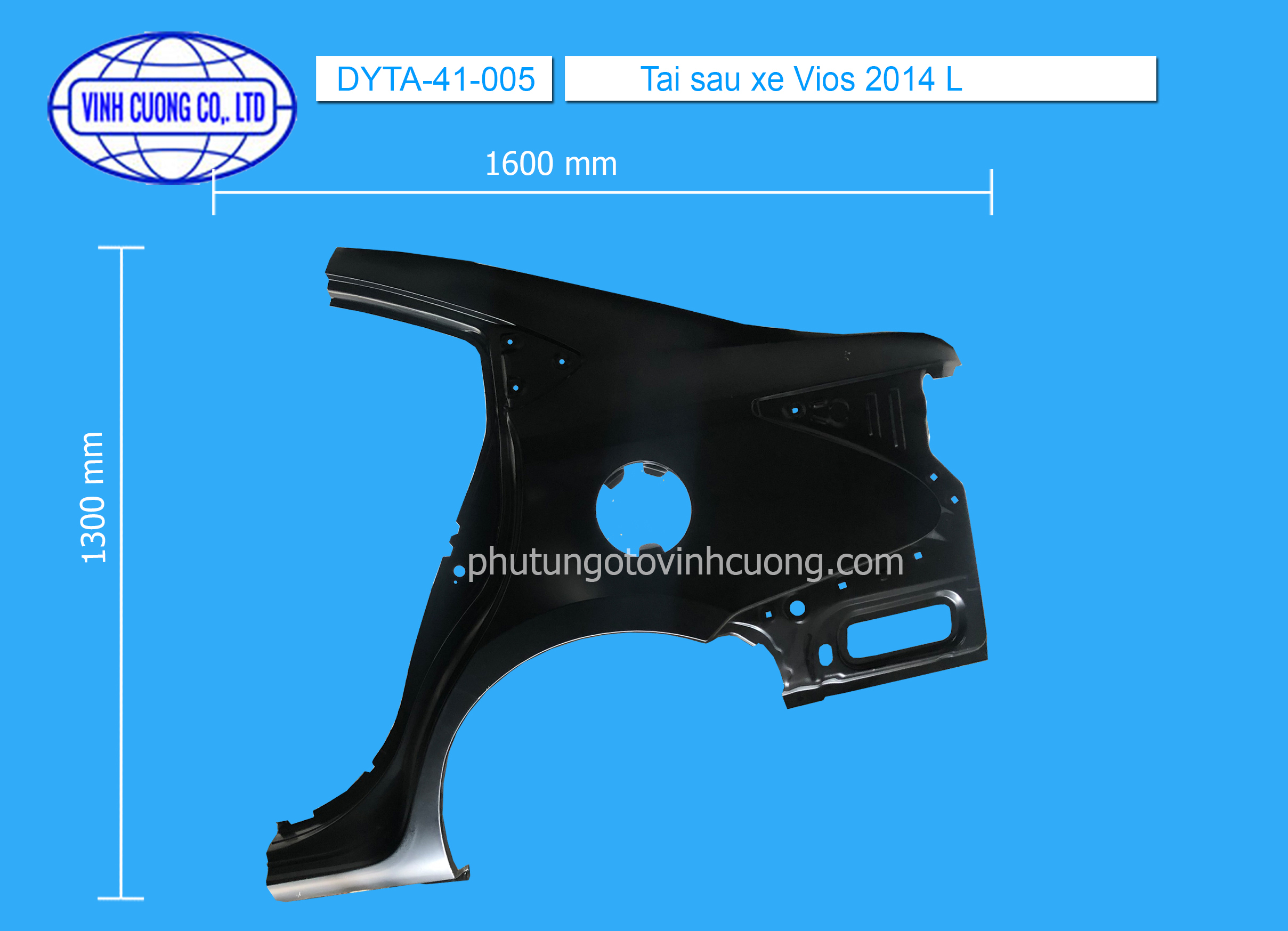 Tai sau xe Vios 2014 L