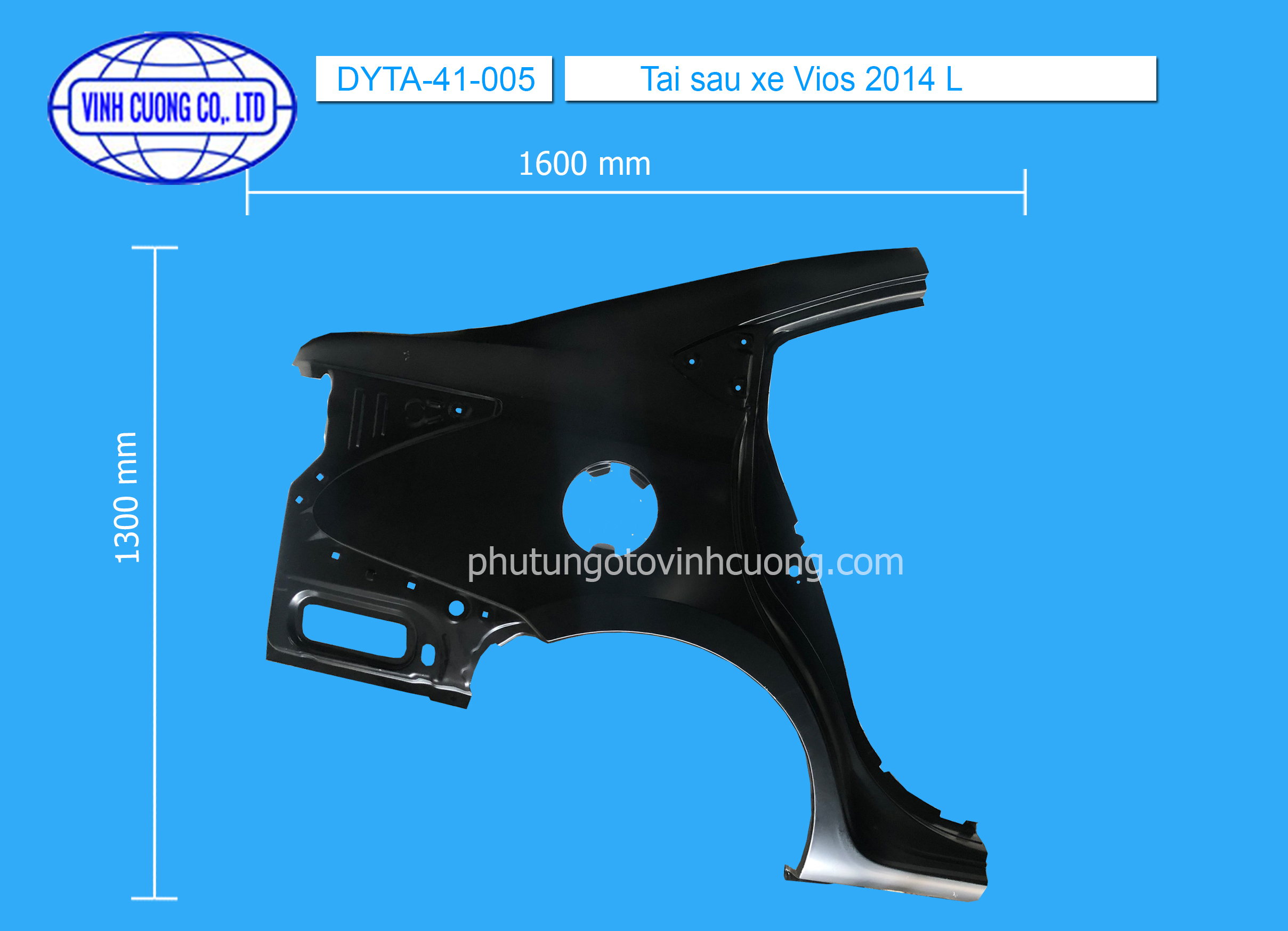 Tai sau xe Vios 2014 R