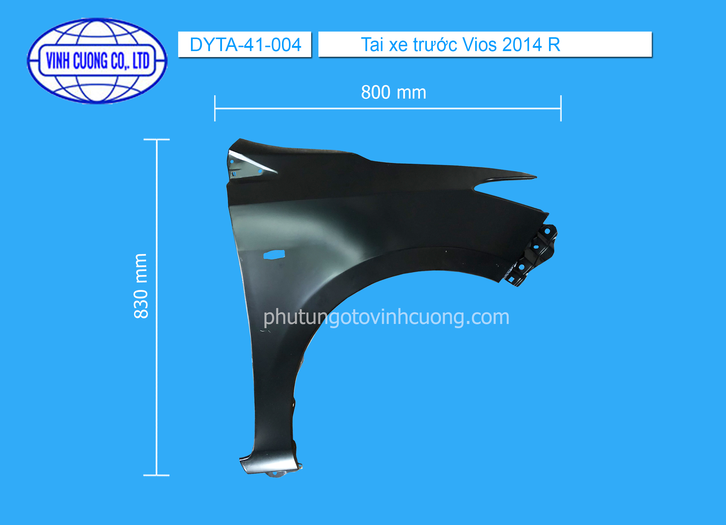 Tai xe trước Vios 2014 R