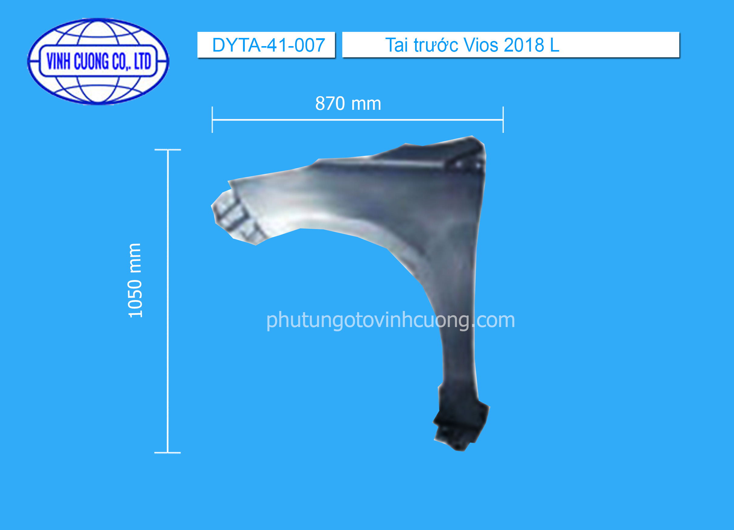 Tai trước Vios 2018 L