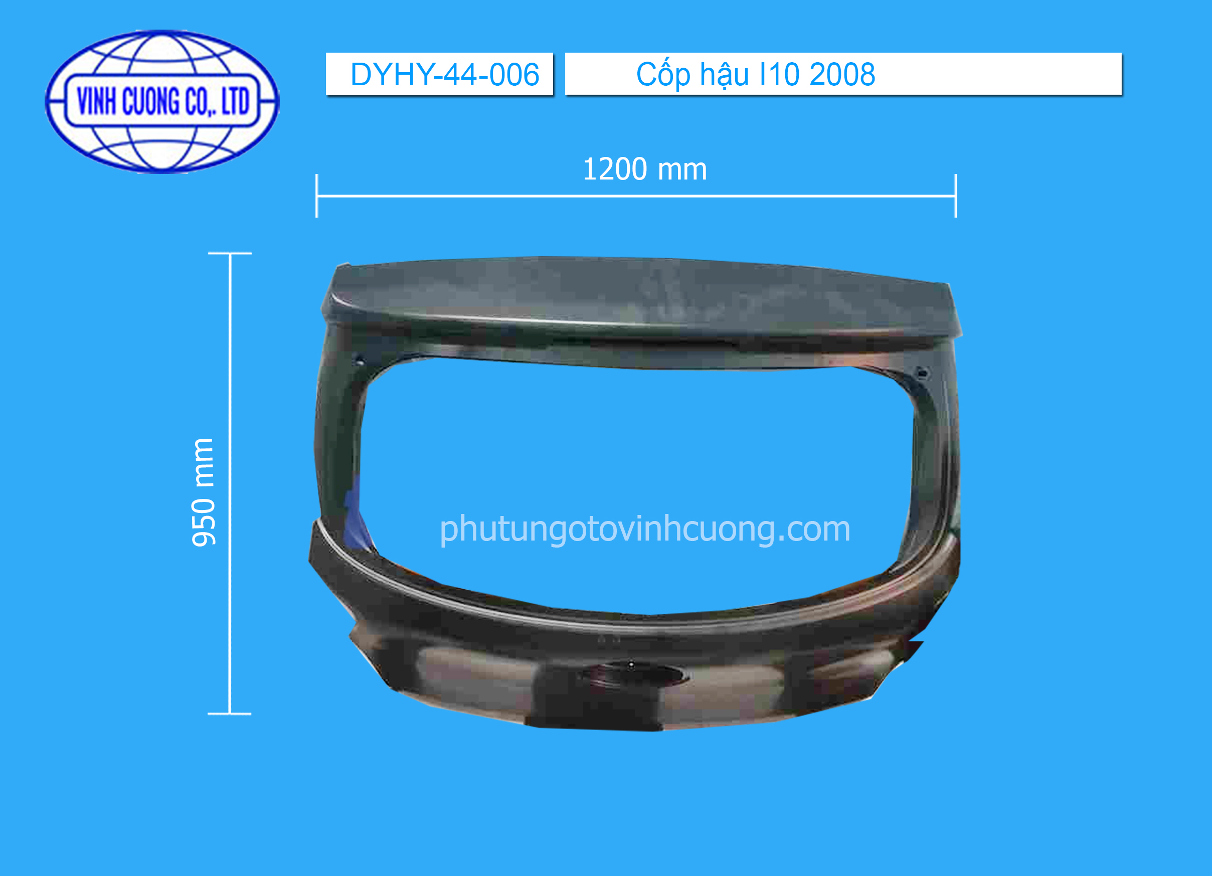 Cốp hậu I10 2008