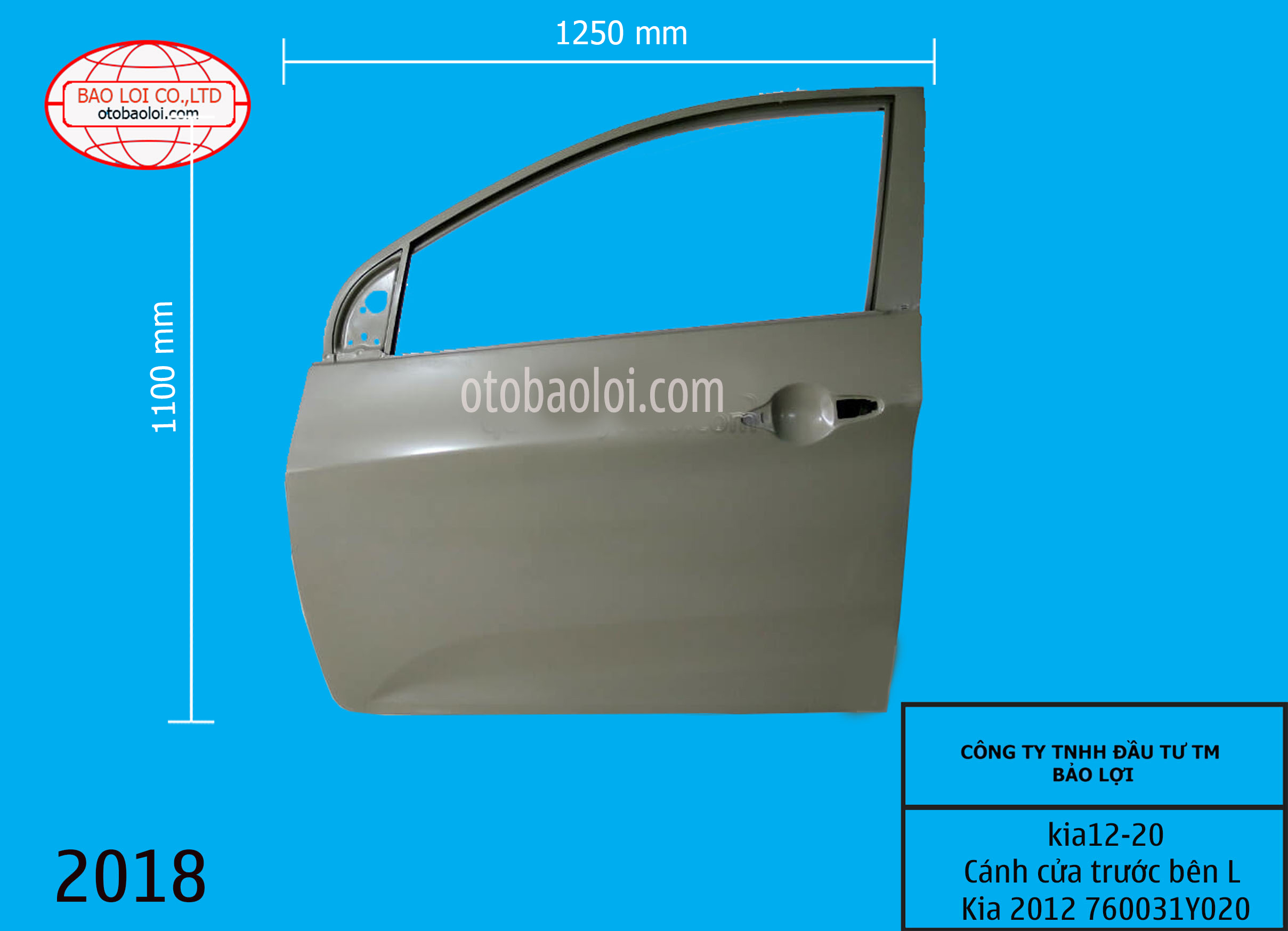 Cánh cửa trước Morning 2012 L