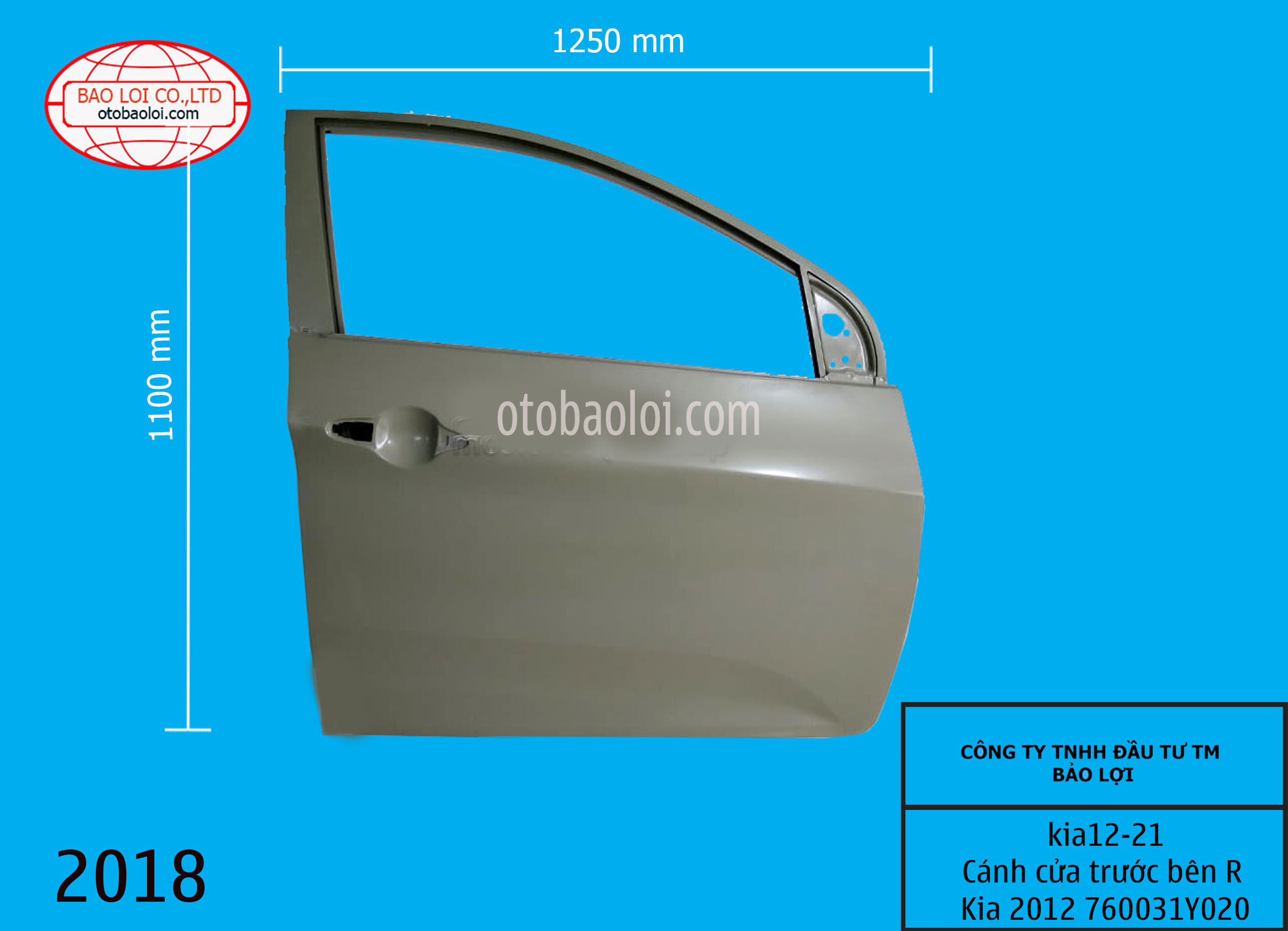 Cánh cửa trước Morning 2012 R