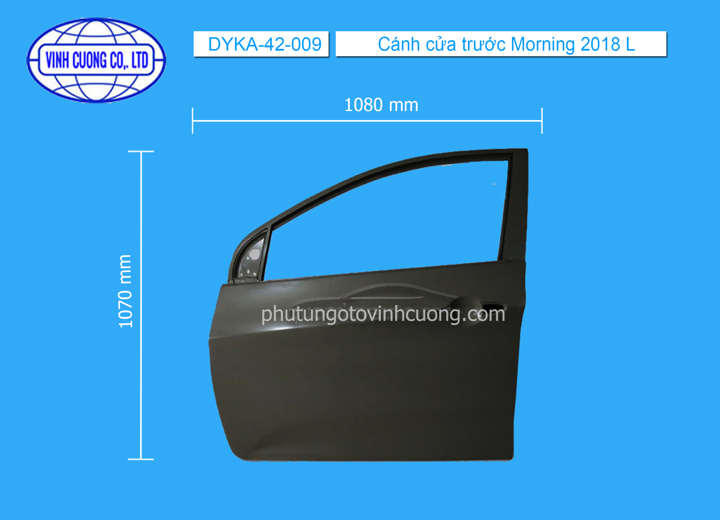 Cánh cửa trước Morning 2018 L