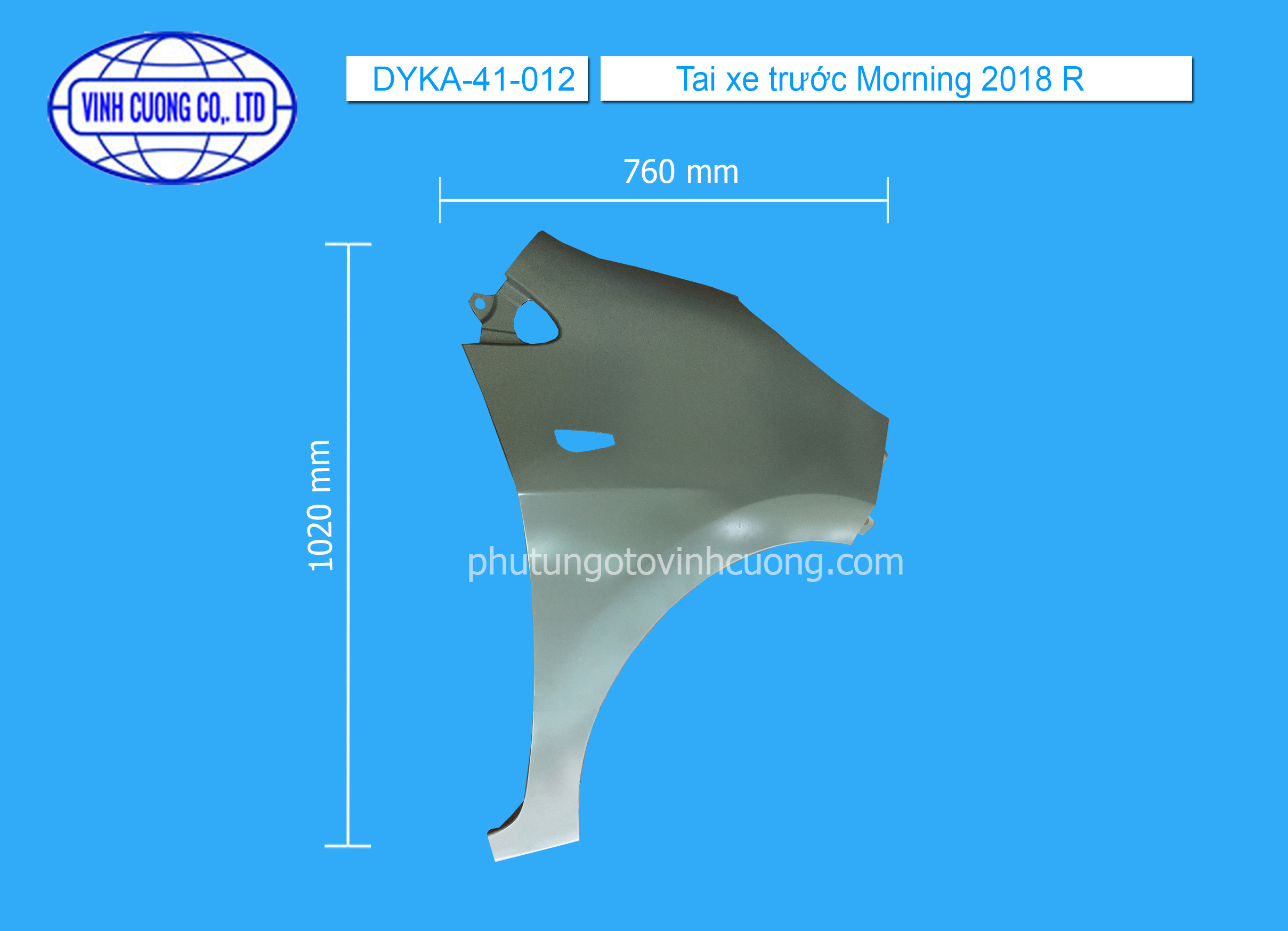 Tai xe trước Morning 2018 R